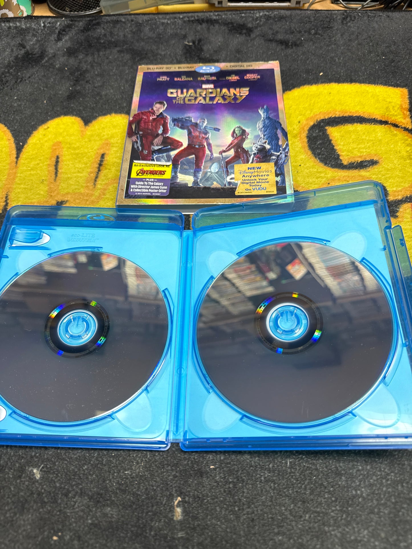 Guardians of the Galaxy 3D Blu Ray + Blu Ray with Slip Cover (Used)