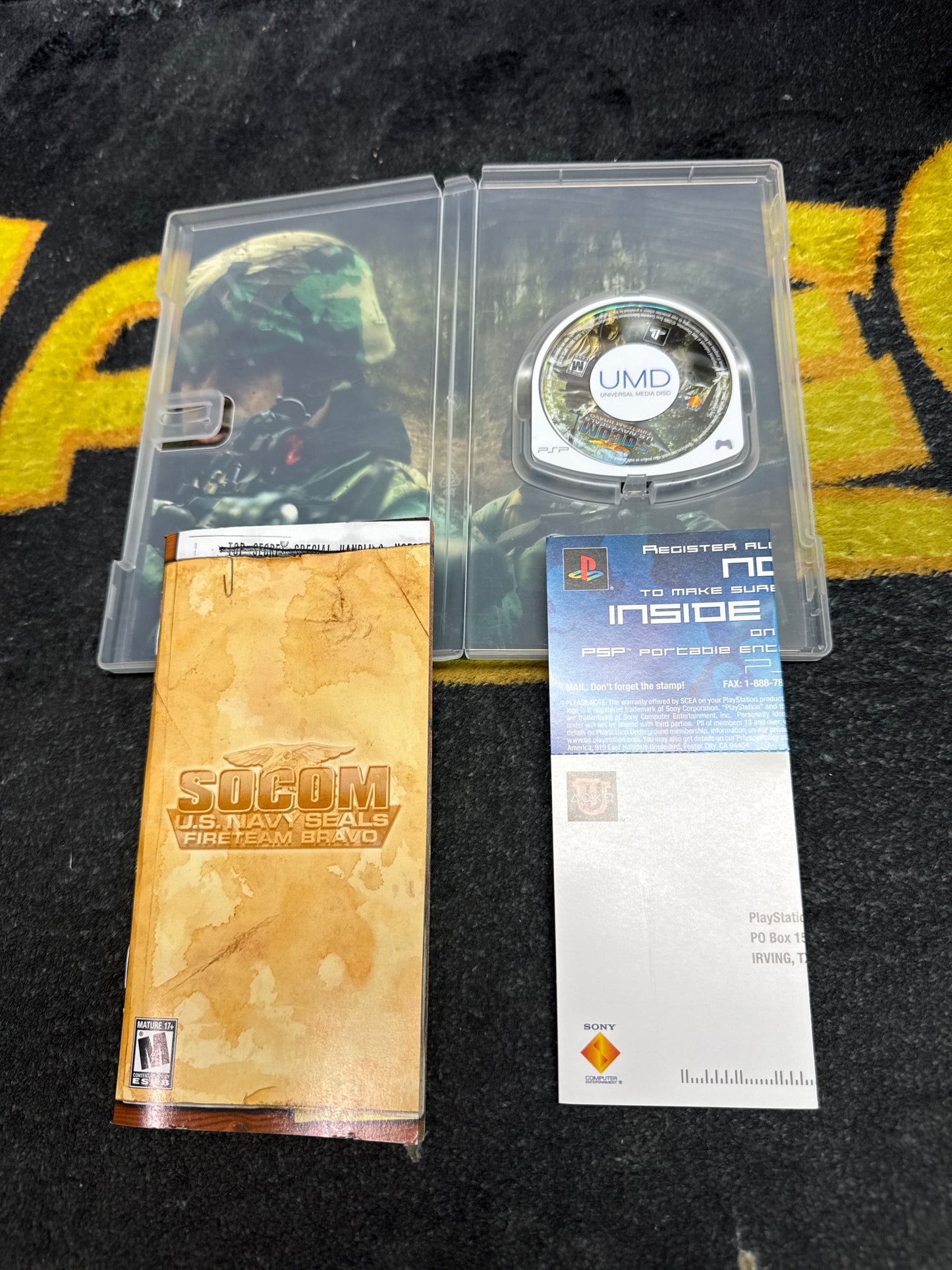SOCOM U.S. Navy Seals FireTeam Bravo for Sony PSP (Used)