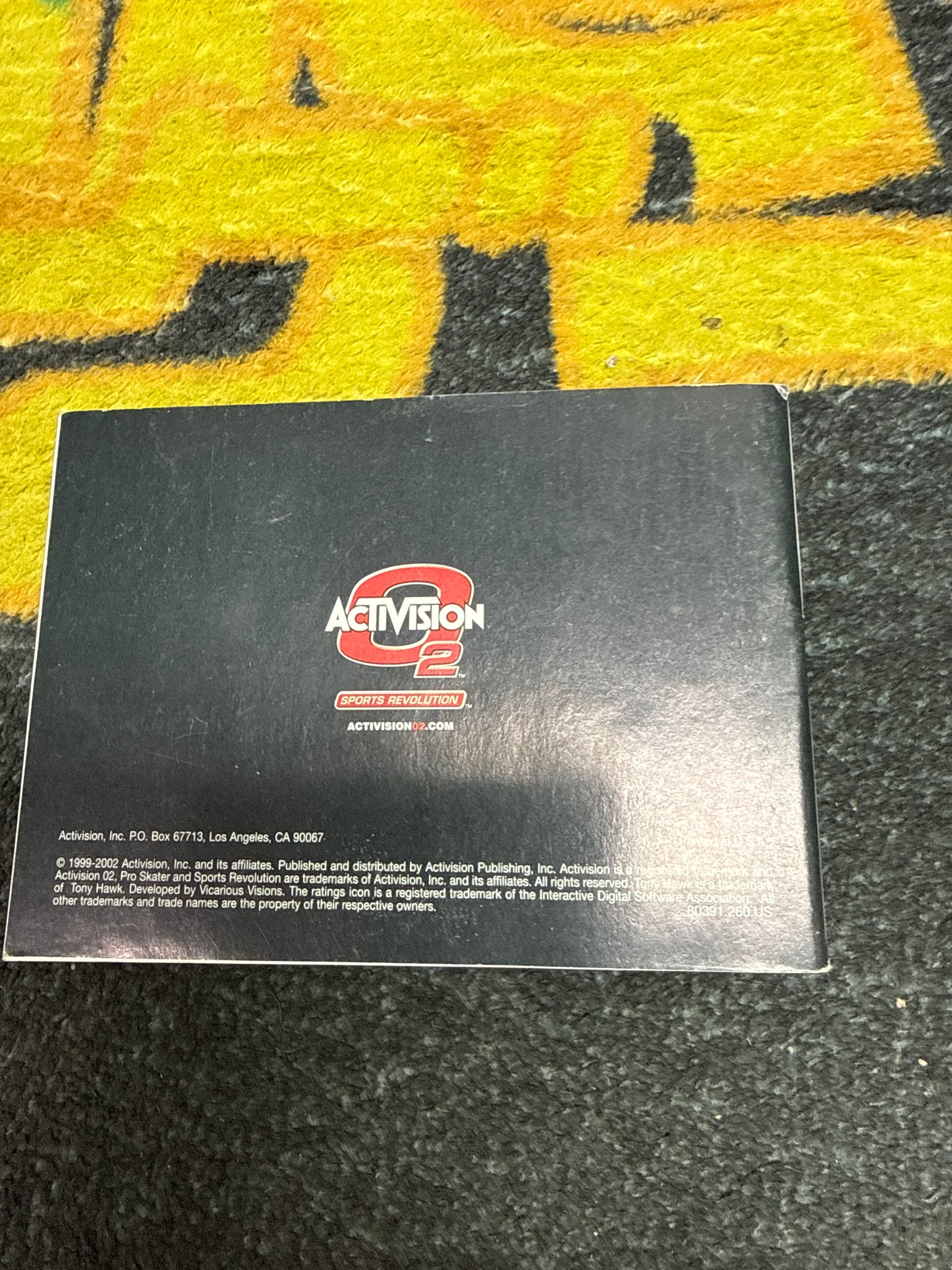 Tony Hawk’s Pro Skater 4 INSTRUCTIONS ONLY for Nintendo Gameboy Advance (Used)