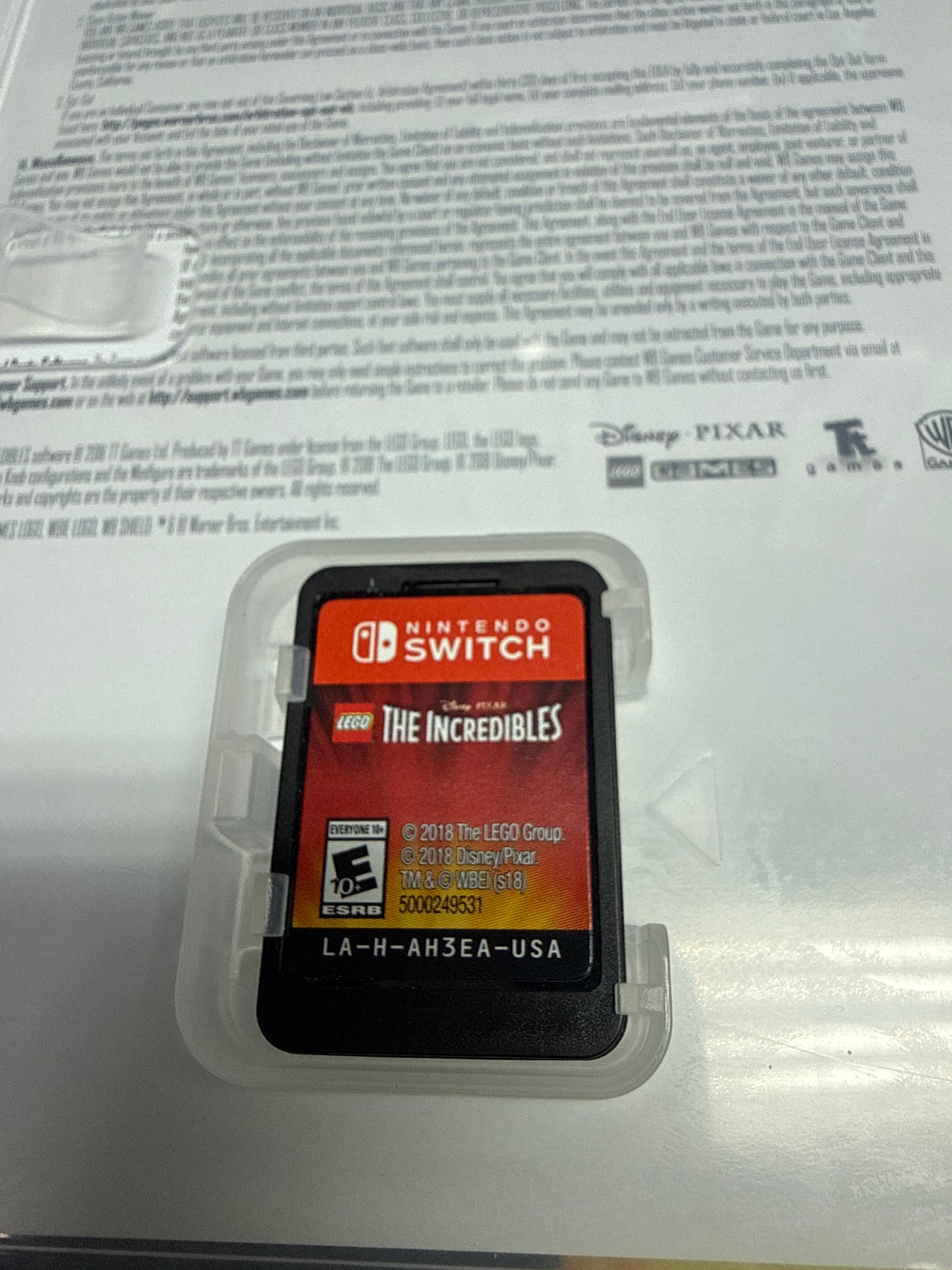 Lego The Incredibles for Nintendo Switch (Used)