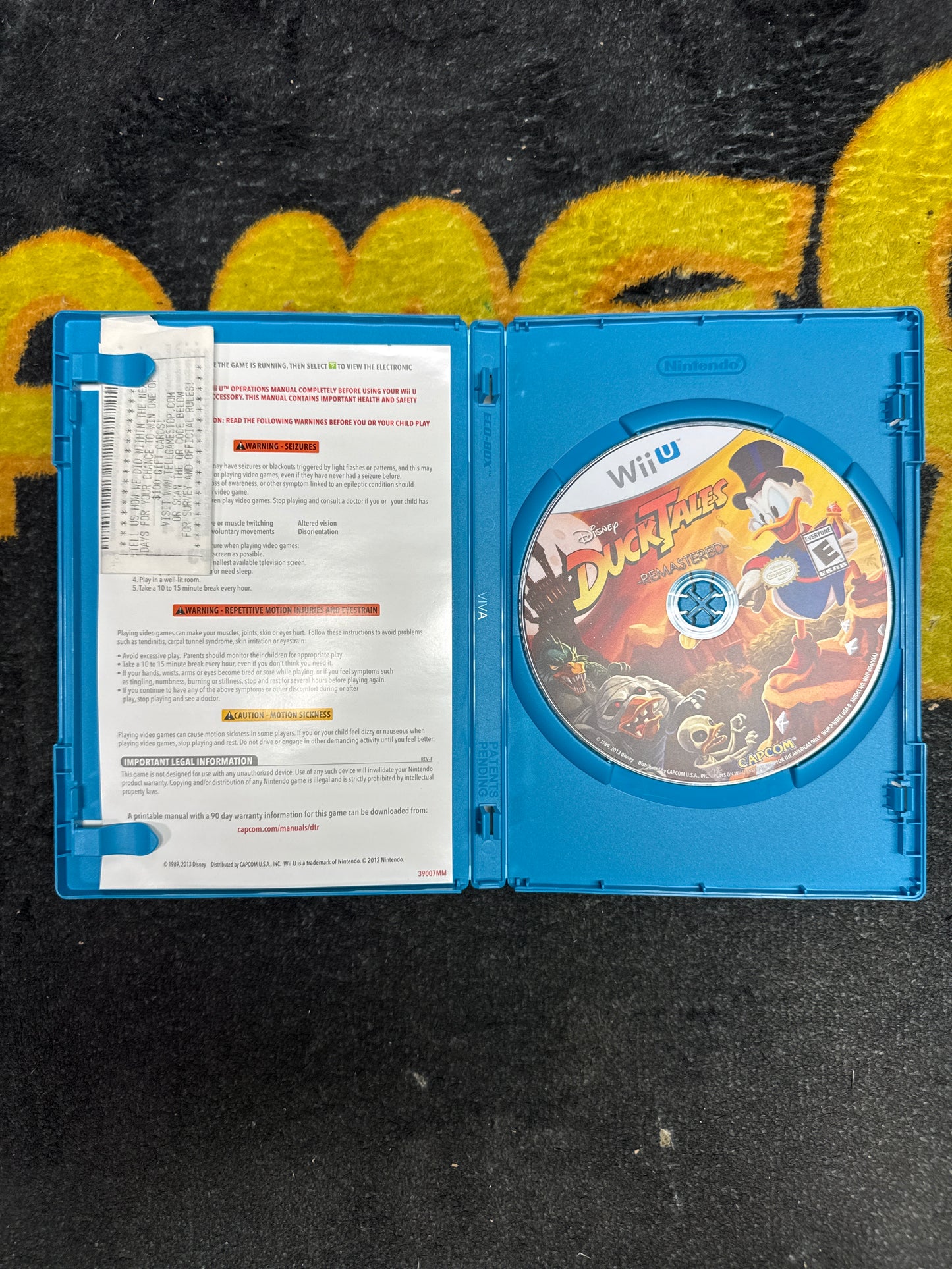 DuckTales Remastered (Disney) for Nintendo WiiU (Used)