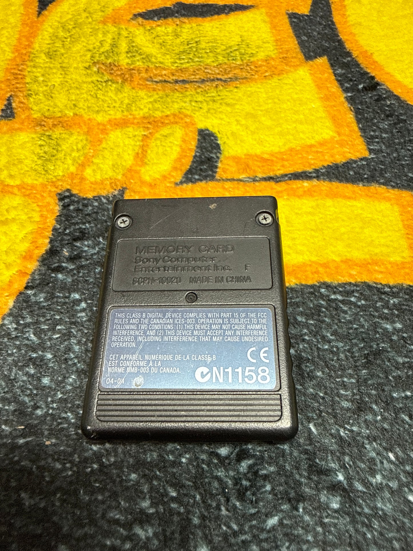 PlayStation 2 8MB Memory Card (Official Sony) (Used)