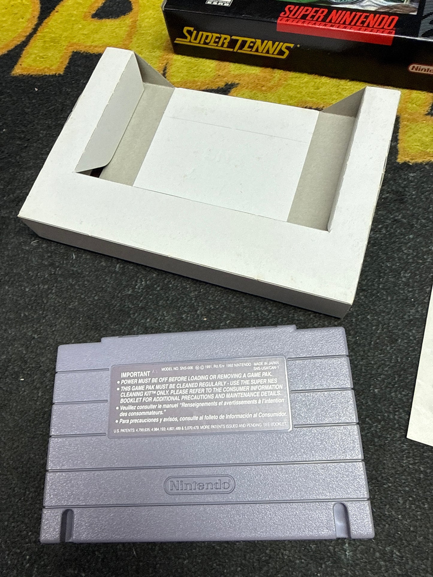 Super Tennis for Super Nintendo SNES (Used)
