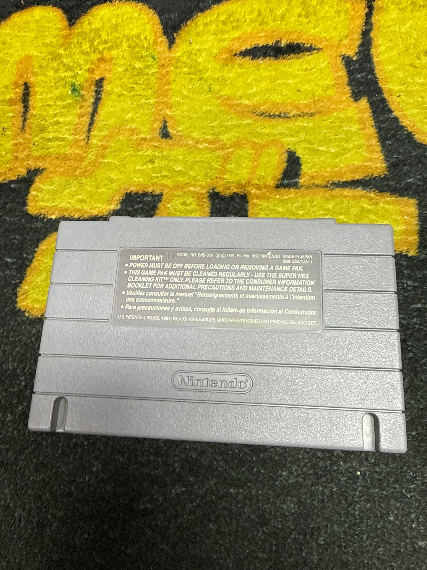 Nigel Mansell’s World Championship Racing for Super Nintendo SNES (Used)