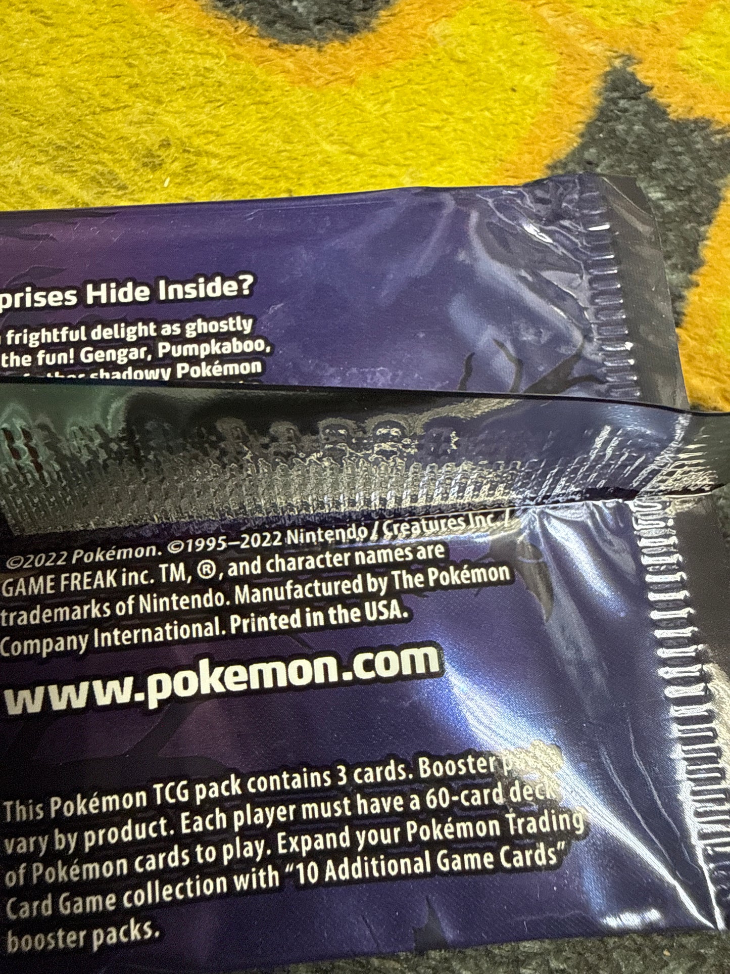 Pokemon Trading Cards Trick or Trade 2022 Pack of 3 (New)