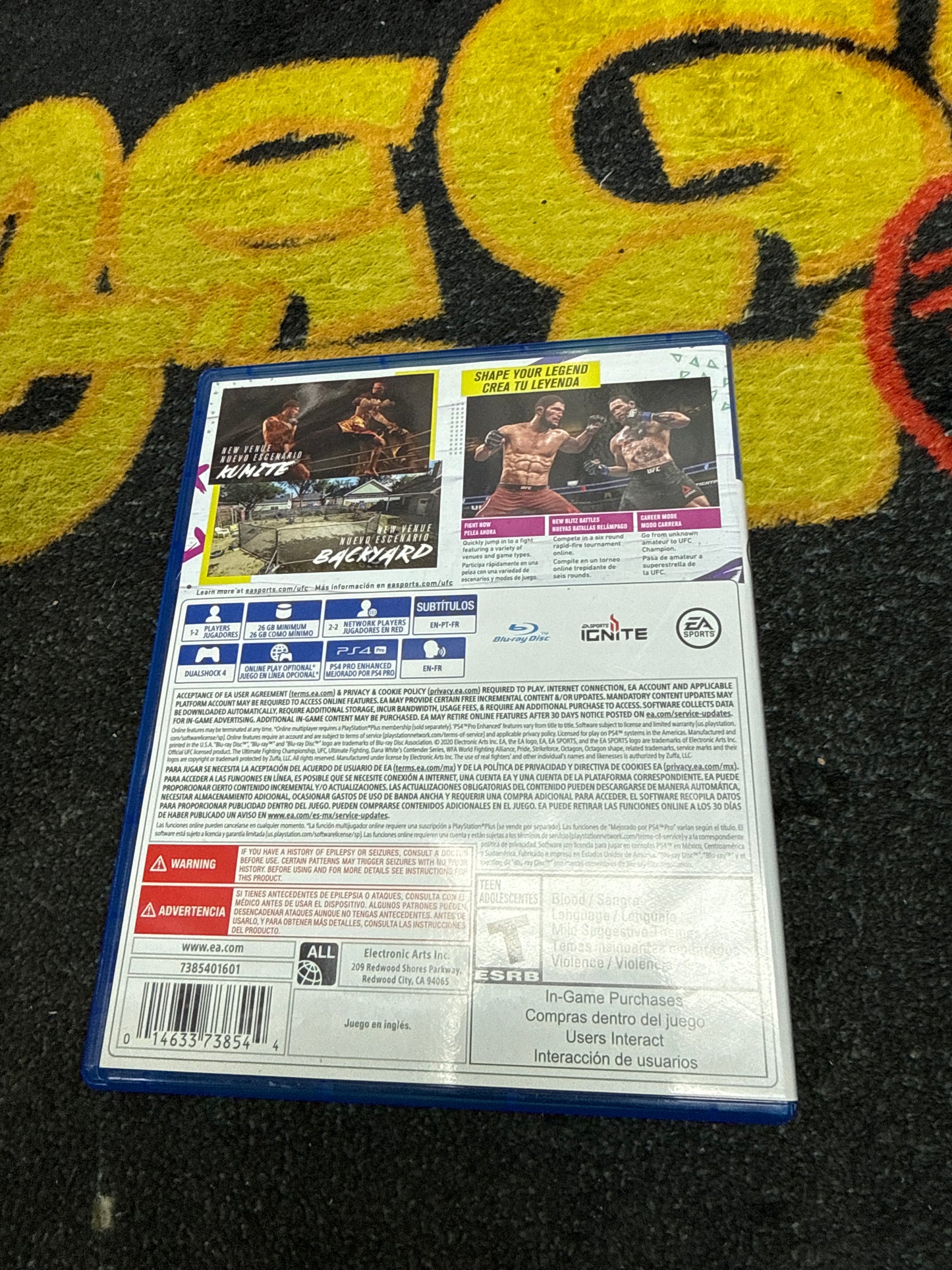 UFC 4 for Sony PlayStation 4 (Used)