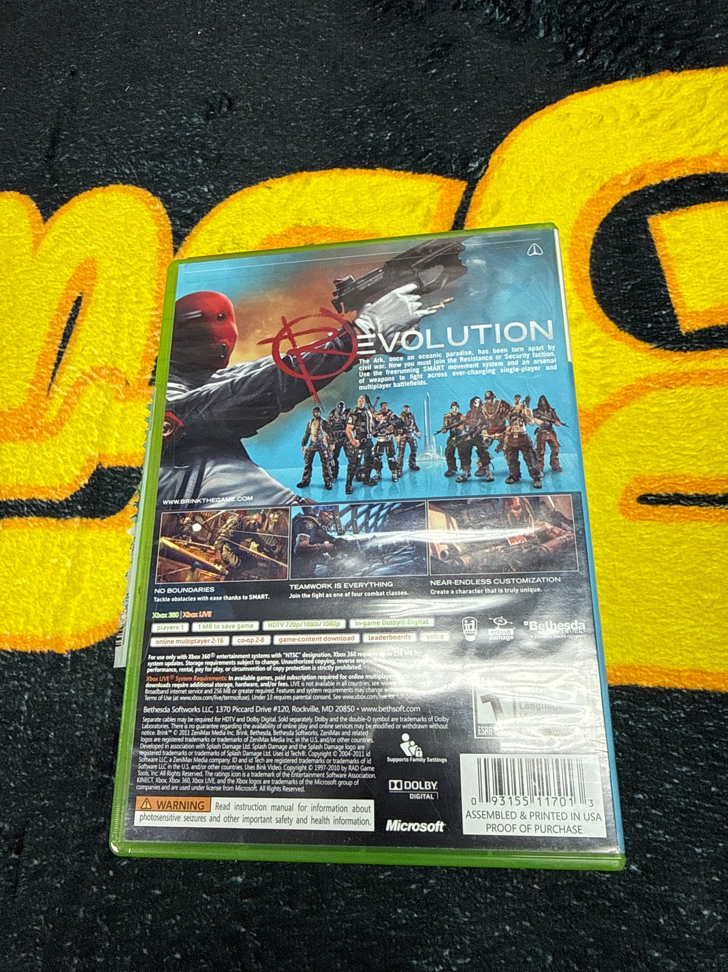 Brink for Microsoft Xbox 360 (Used)