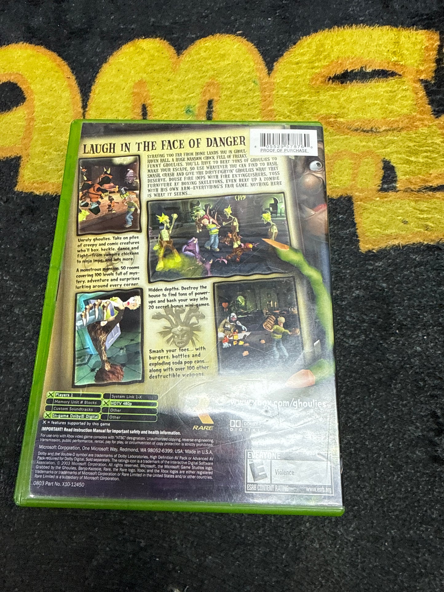 Grabbed by the Ghoulies for Microsoft Xbox with Inserts (Used)