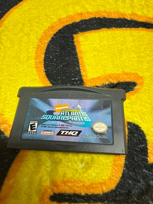 SpongeBob’s Atlantis Squarepantis for Nintendo Gameboy Advance (Used)