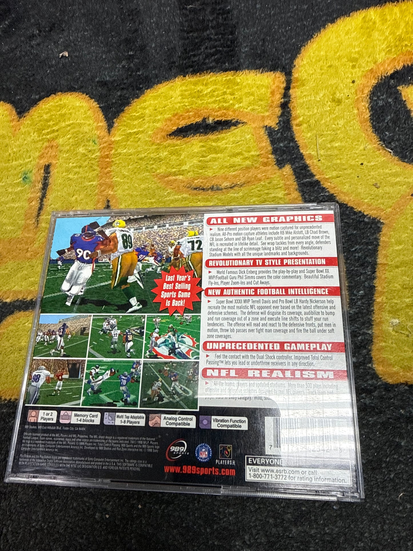 NFL Gameday 99 for Sony PlayStation (Used)