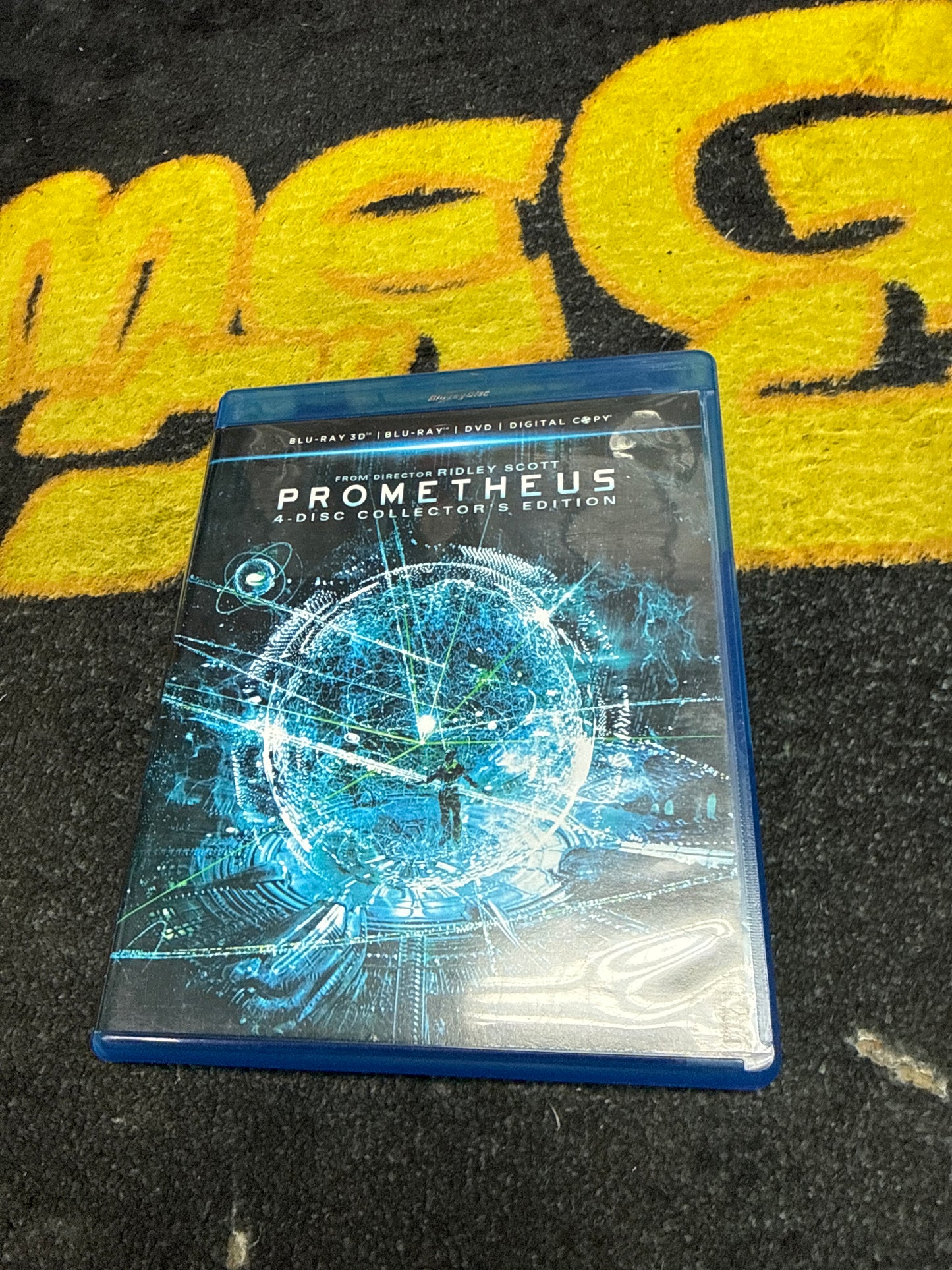 Prometheus 3D Blu Ray + Blu Ray + DVD + Digital (Used)