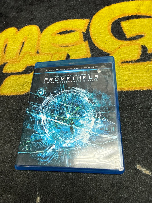 Prometheus 3D Blu Ray + Blu Ray + DVD + Digital (Used)