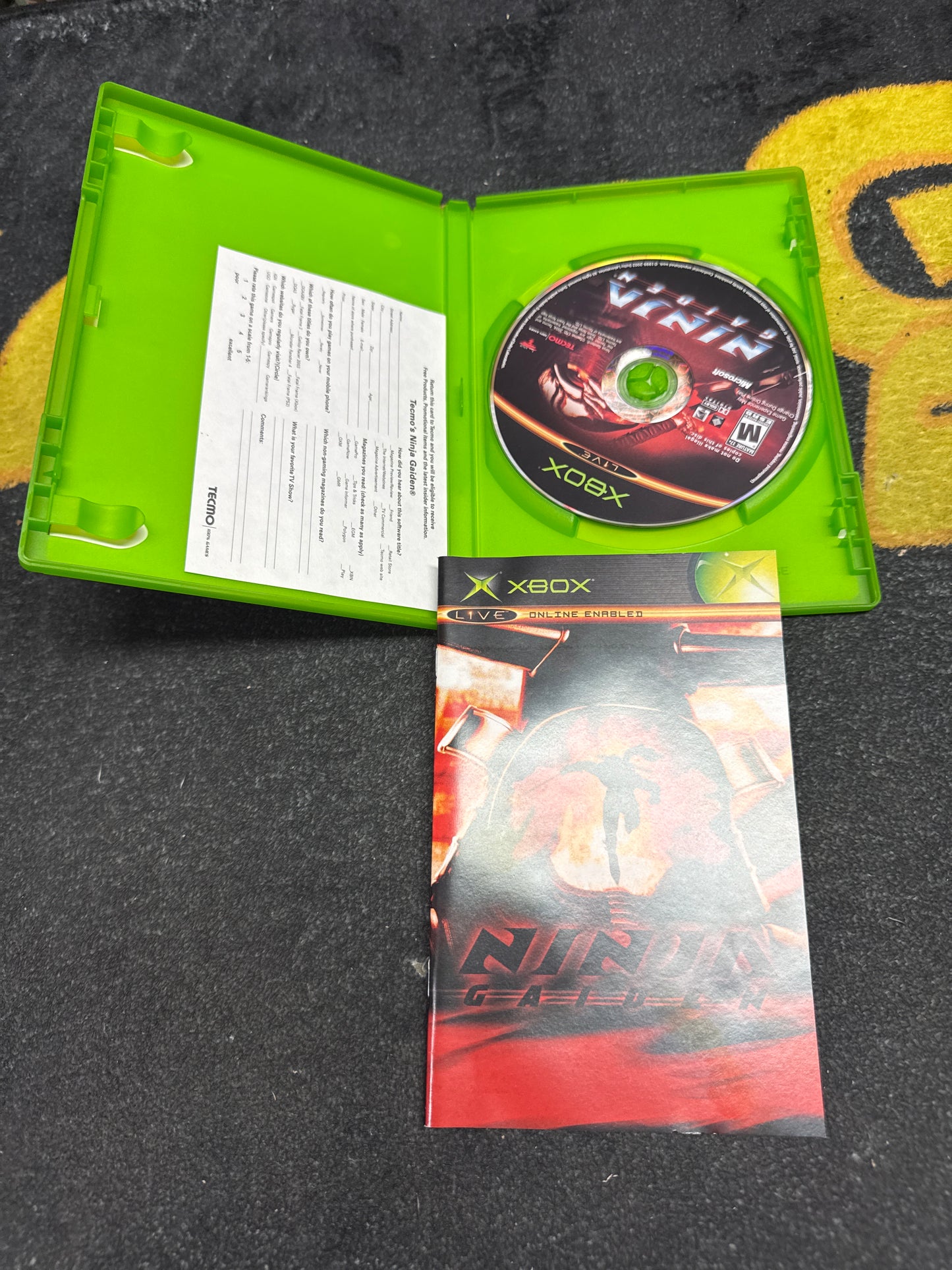 Ninja Gaiden with Warranty Card for Microsoft Xbox (Used)
