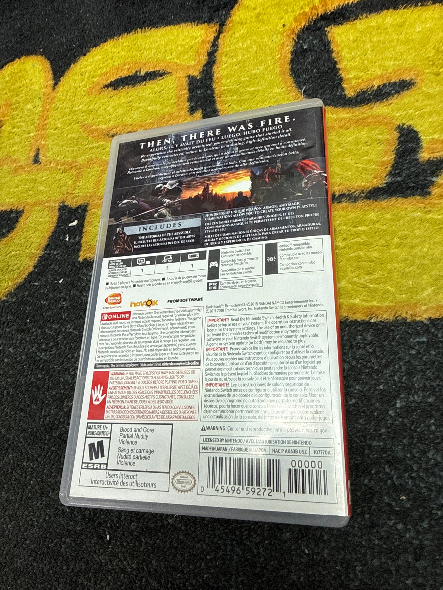 Dark Souls Remastered for Nintendo Switch (Used)