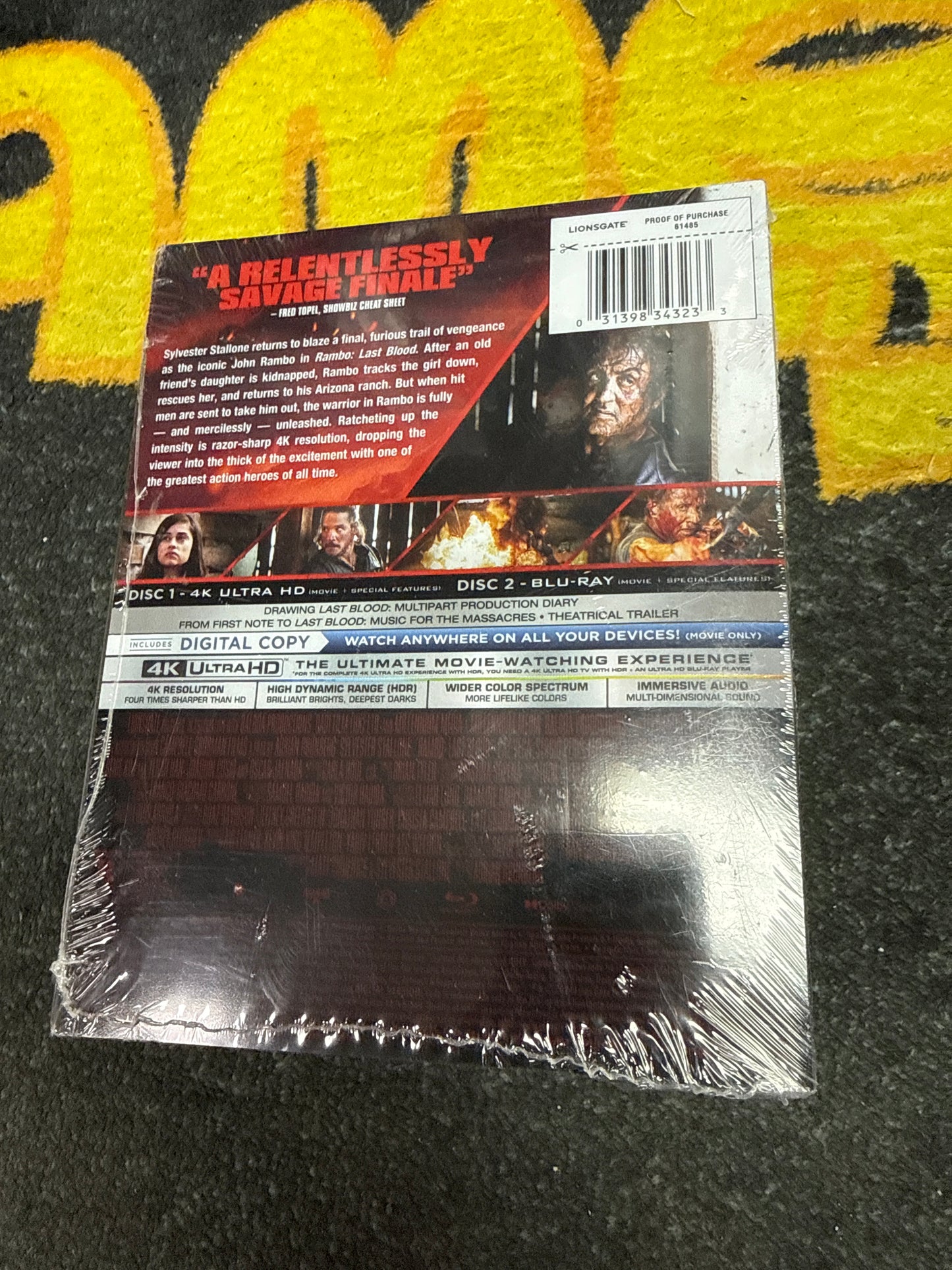 Rambo Last Blood 4K + Blu Ray Steelbook (New)