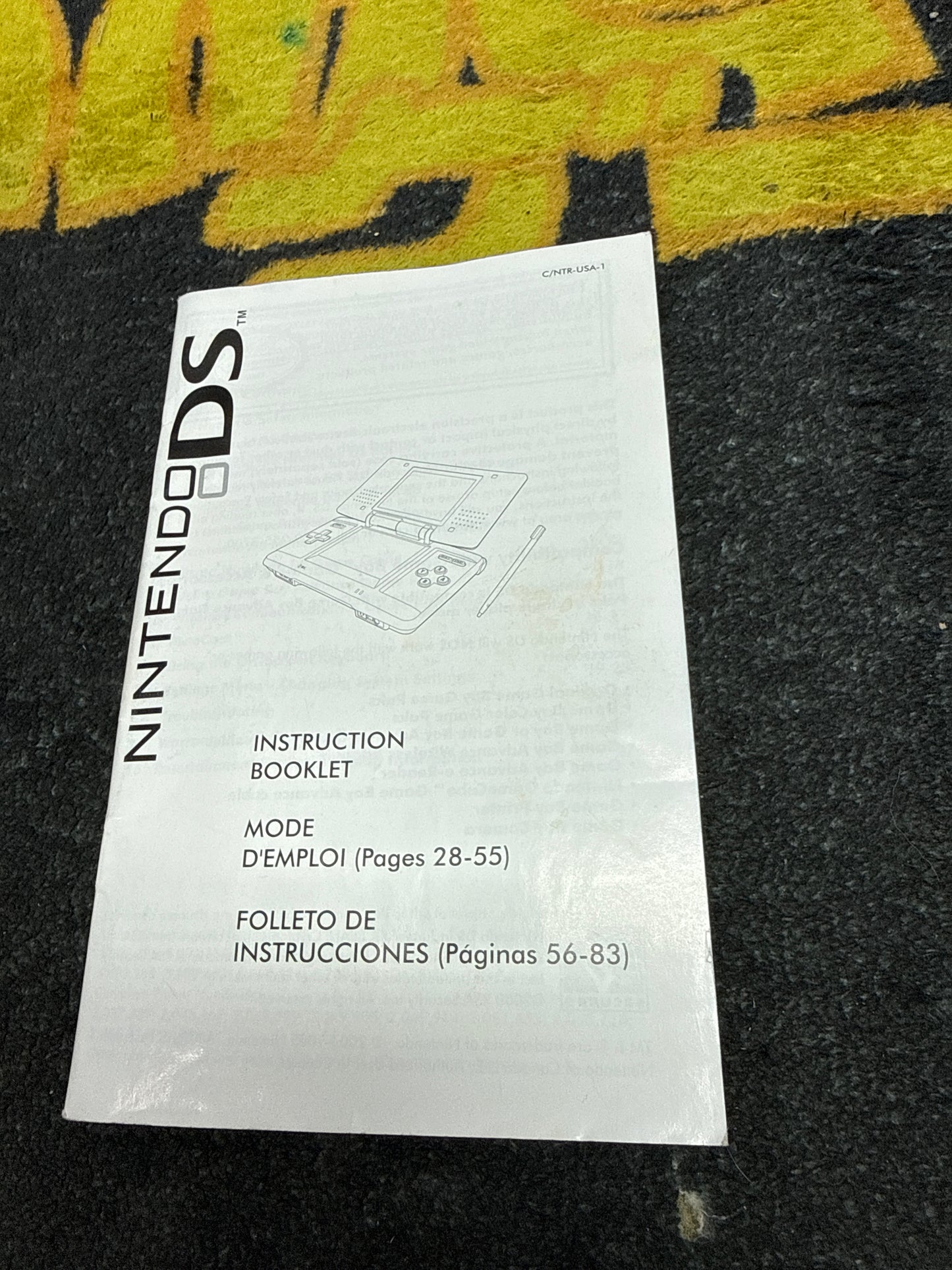Nintendo DS (Original) Instruction Booklet (Used)