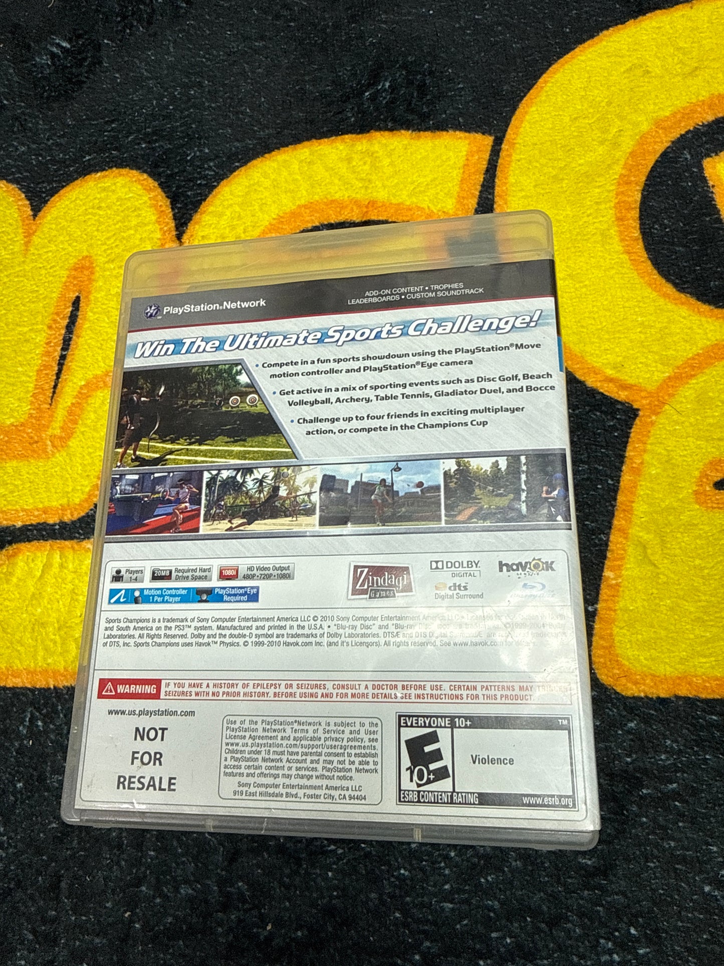 Sports Champions for Sony PlayStation 3 (Used)