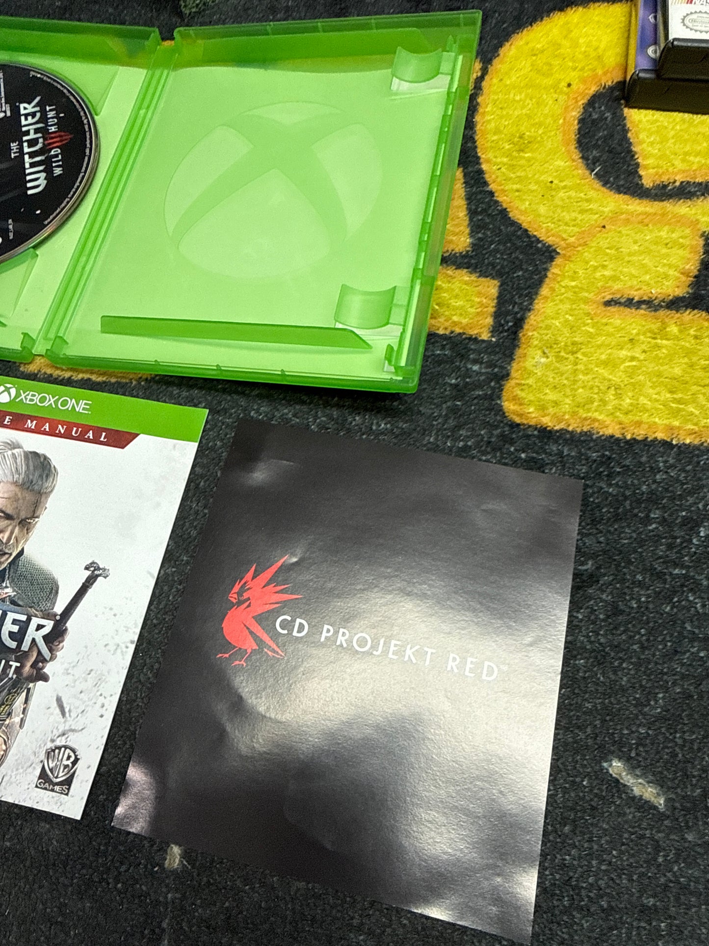 The Witcher Wild Hunt with Map, CD, extras for Microsoft Xbox One (Used)