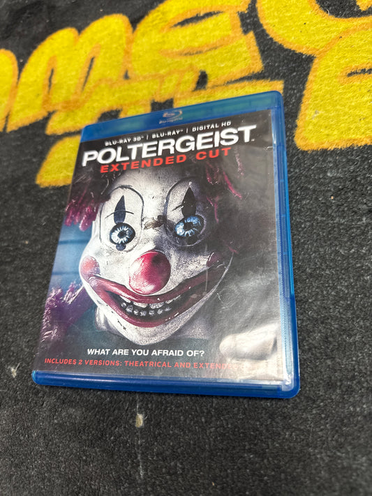 Poltergeist Extended Cut 3D Blu Ray + Blu Ray (Used)