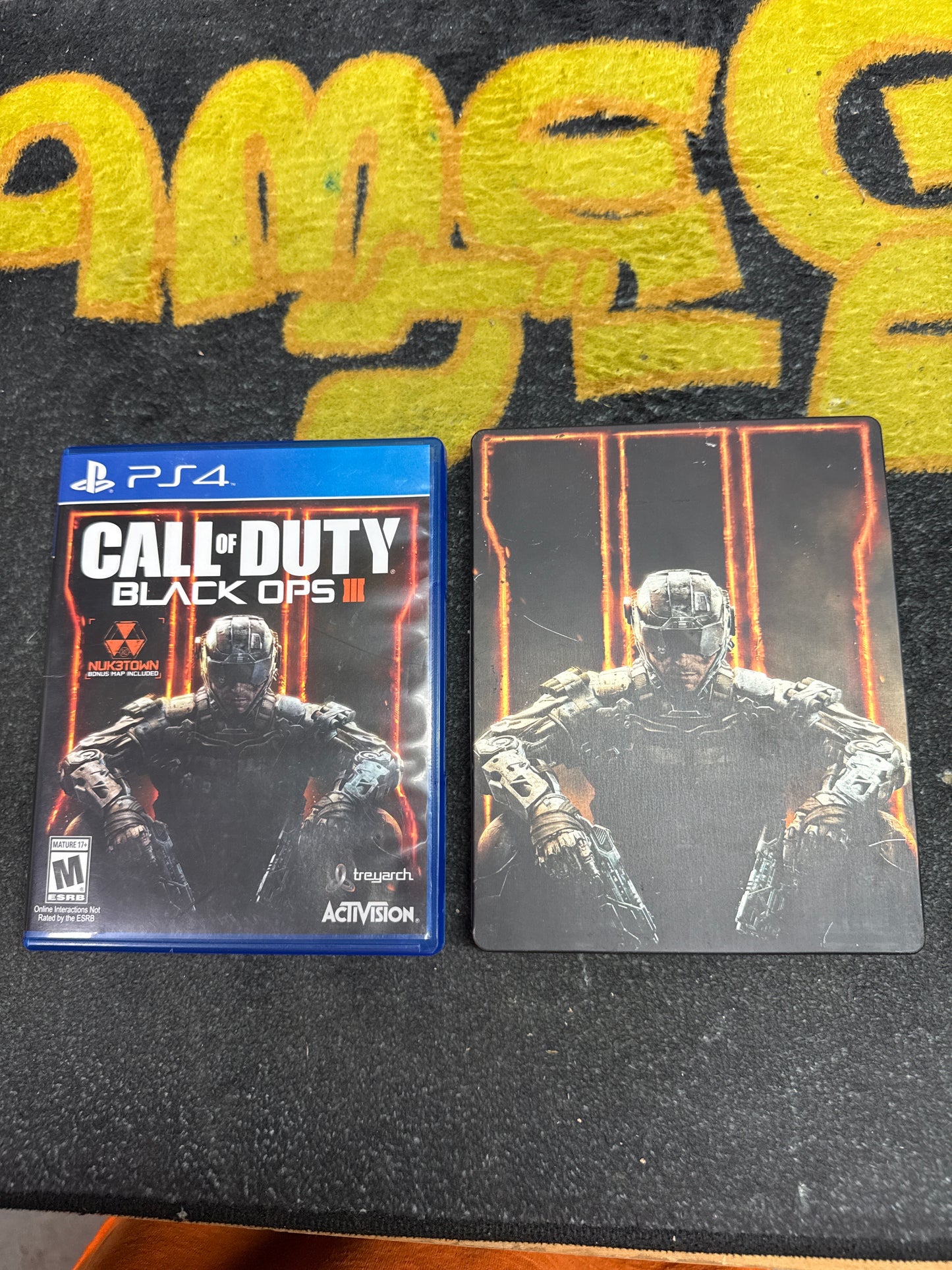 Call of Duty Black Ops III Steelbook + Standard Edition for Sony PlayStation 4 (Used)