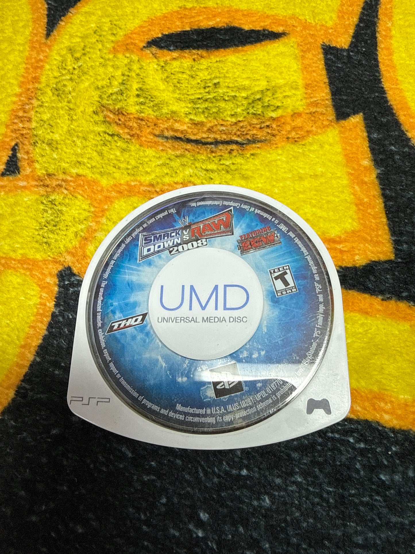 Smackdown vs Raw 2008 for Sony PSP (Used)
