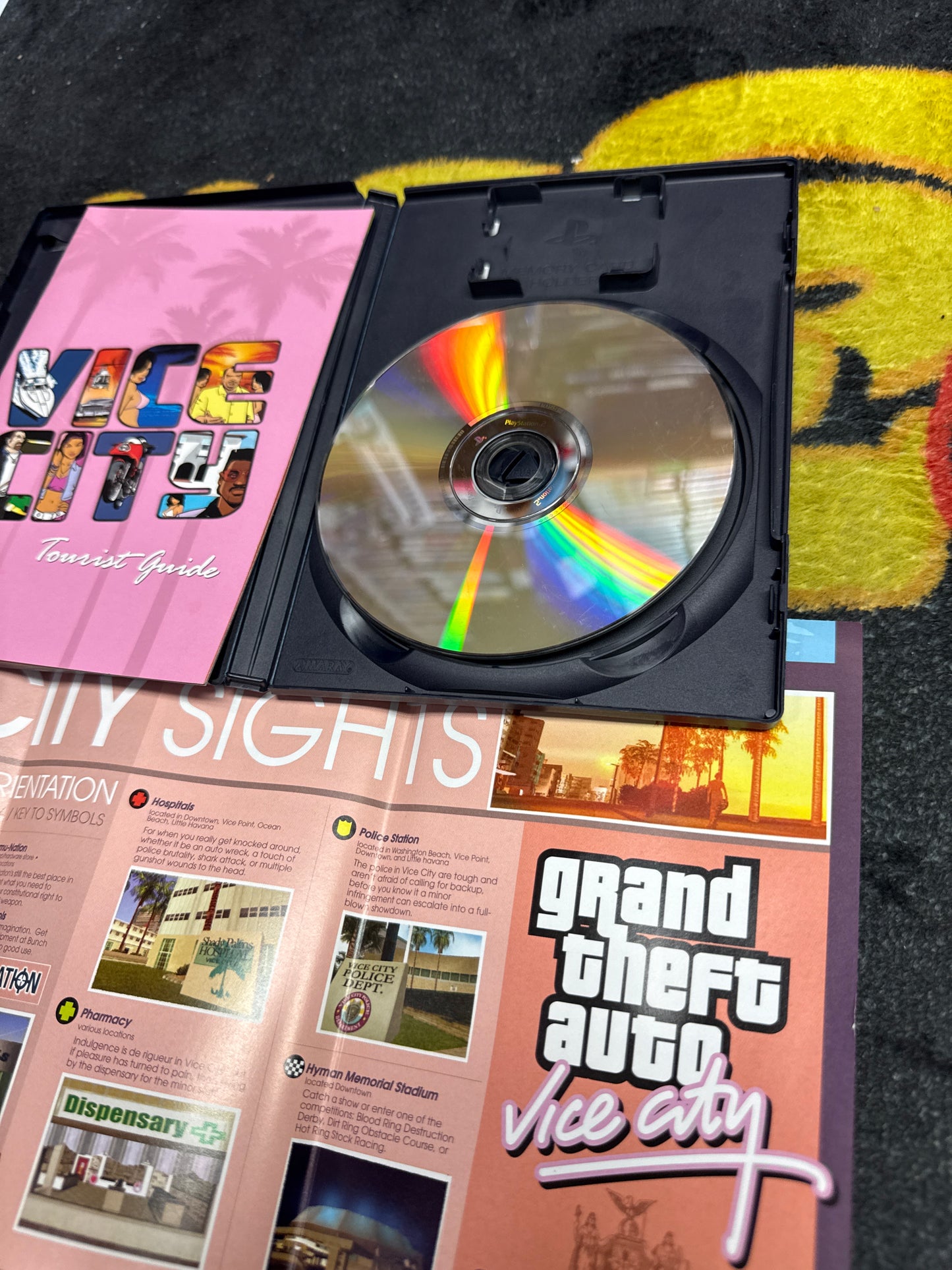 Grand Theft Auto Vice City with Map for Sony PlayStation 2 (Used)