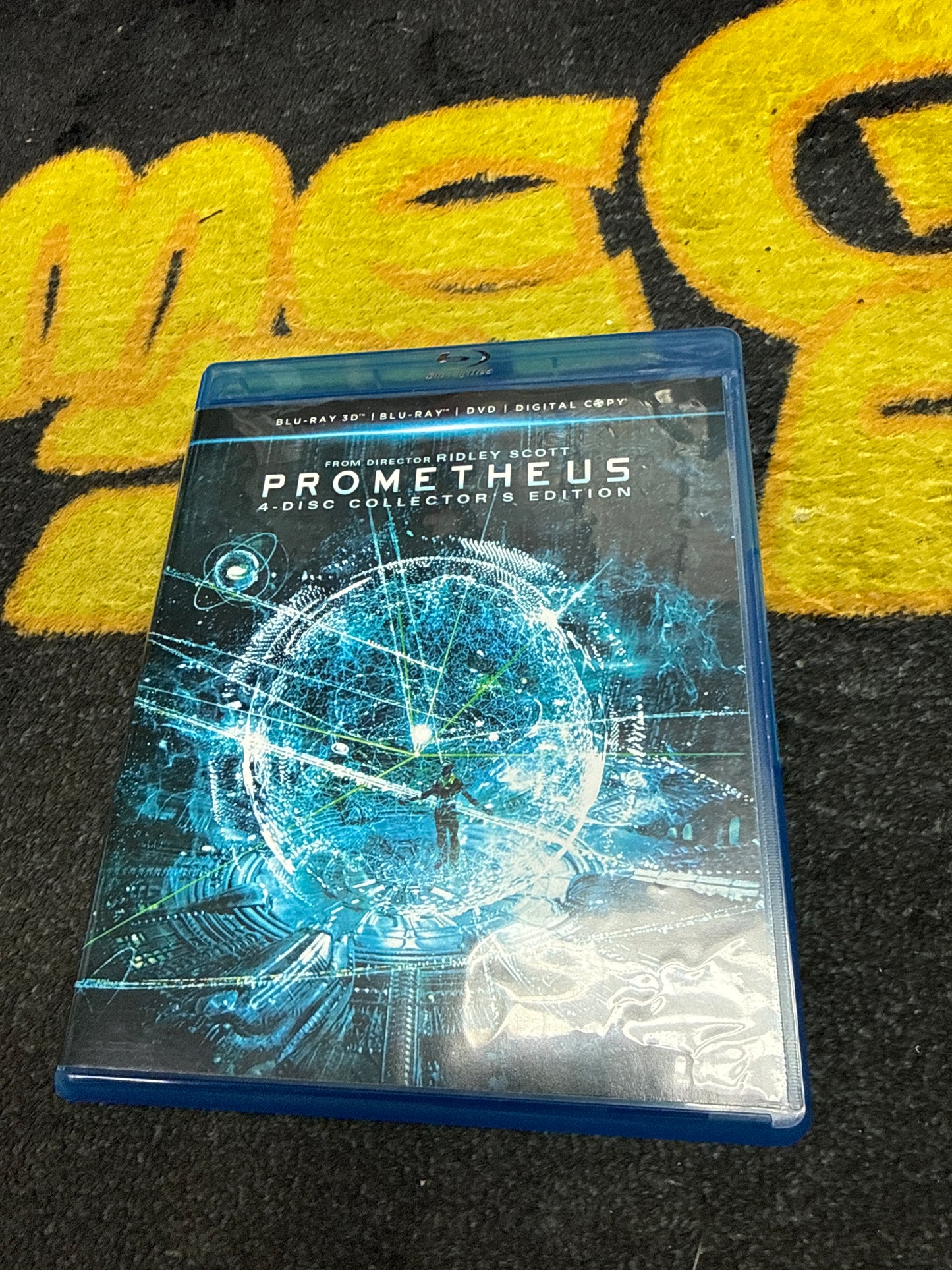 Prometheus 4 Disc Collector’s Edition 3D Blu Ray Blu Ray DVD (Used)