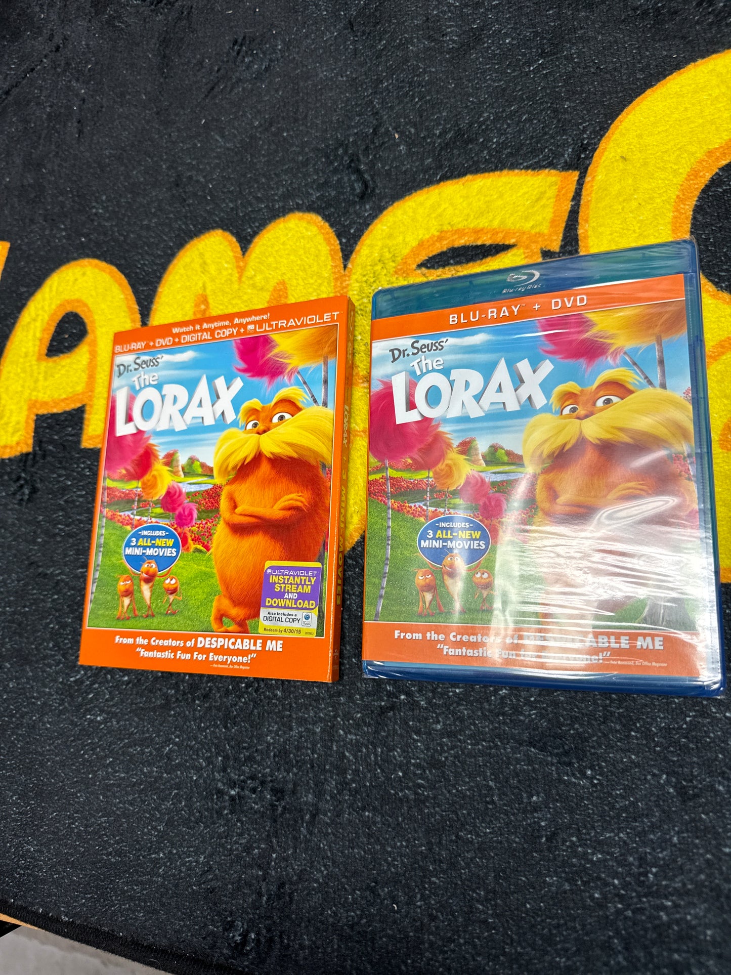 The Lorax with Slip Cover Blu Ray + DVD (New)
