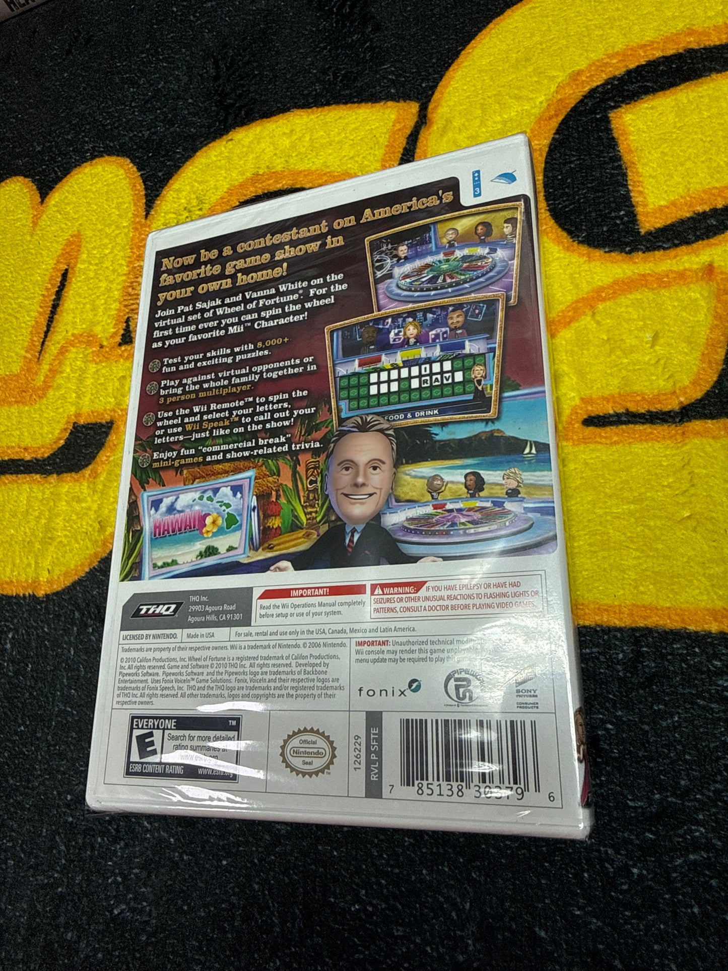 Wheel of Fortune for Nintendo Wii (New)