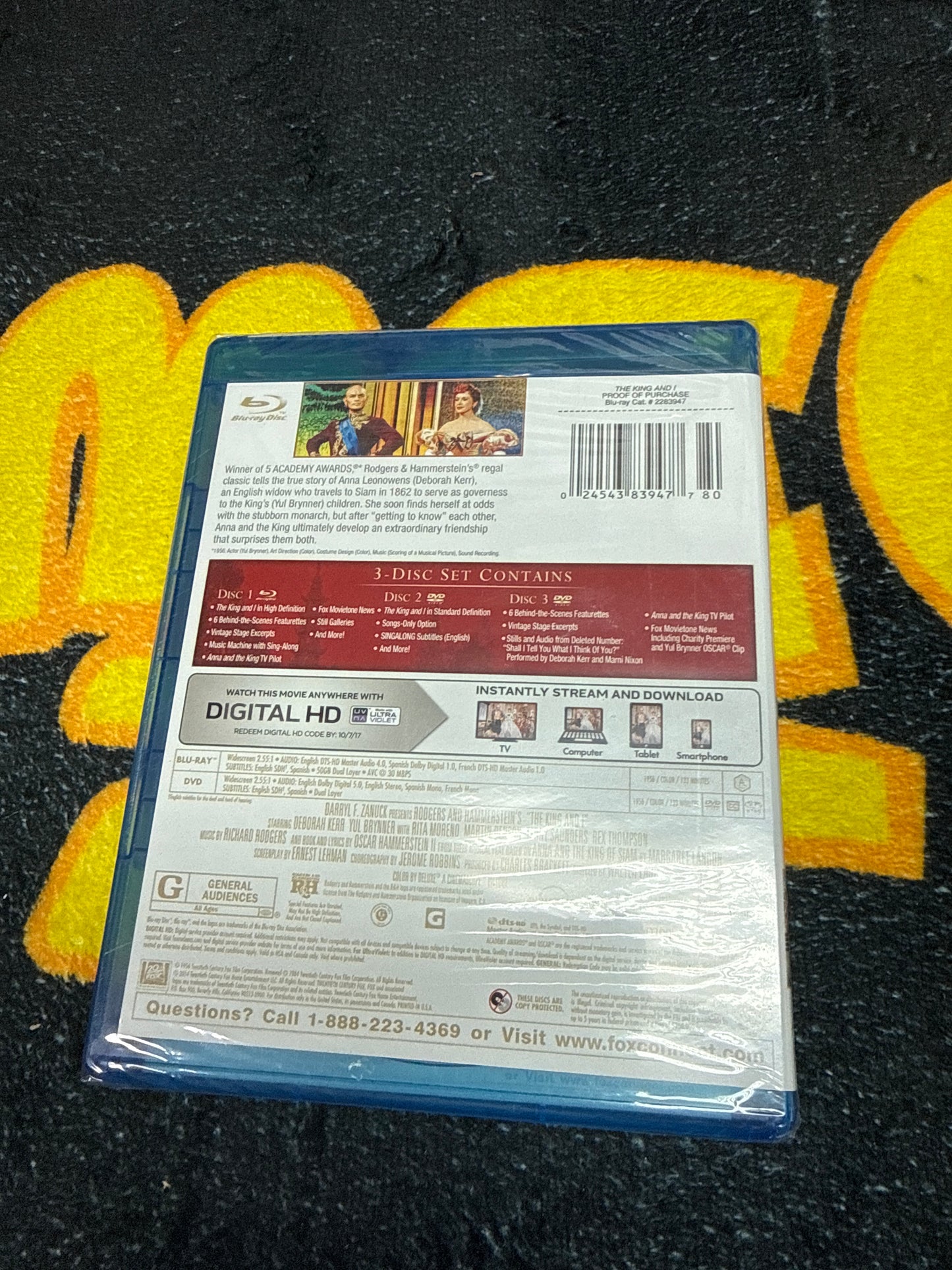 The King and I Blu Ray + DVD (New)