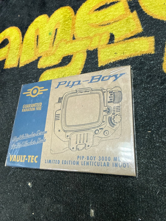 Fallout Pip-Boy 3000 Mark IV Limited Edition Lenticular Ingot (New)
