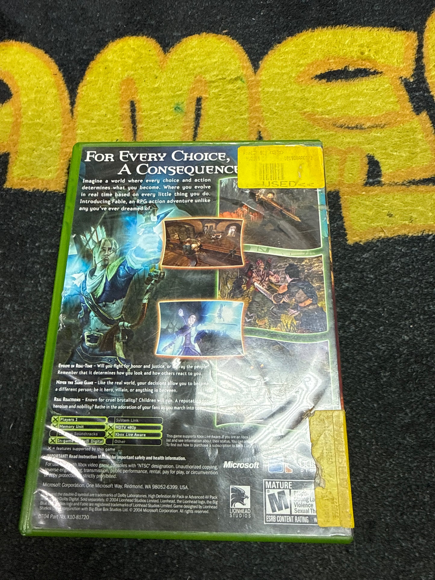 Fable for Microsoft Xbox (Used)