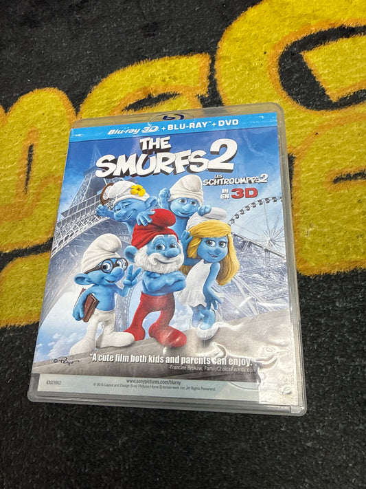 The Smurfs 2 3D Blu Ray + Blu Ray (Used)