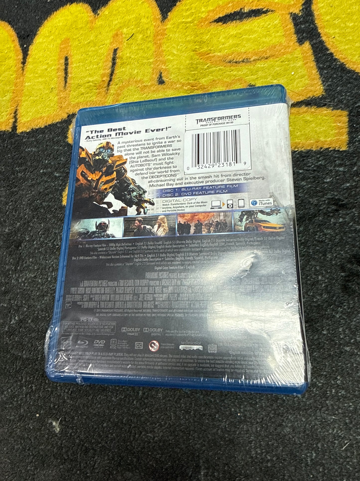 Transformers Dark of the Moon Blu Ray + DVD (New)