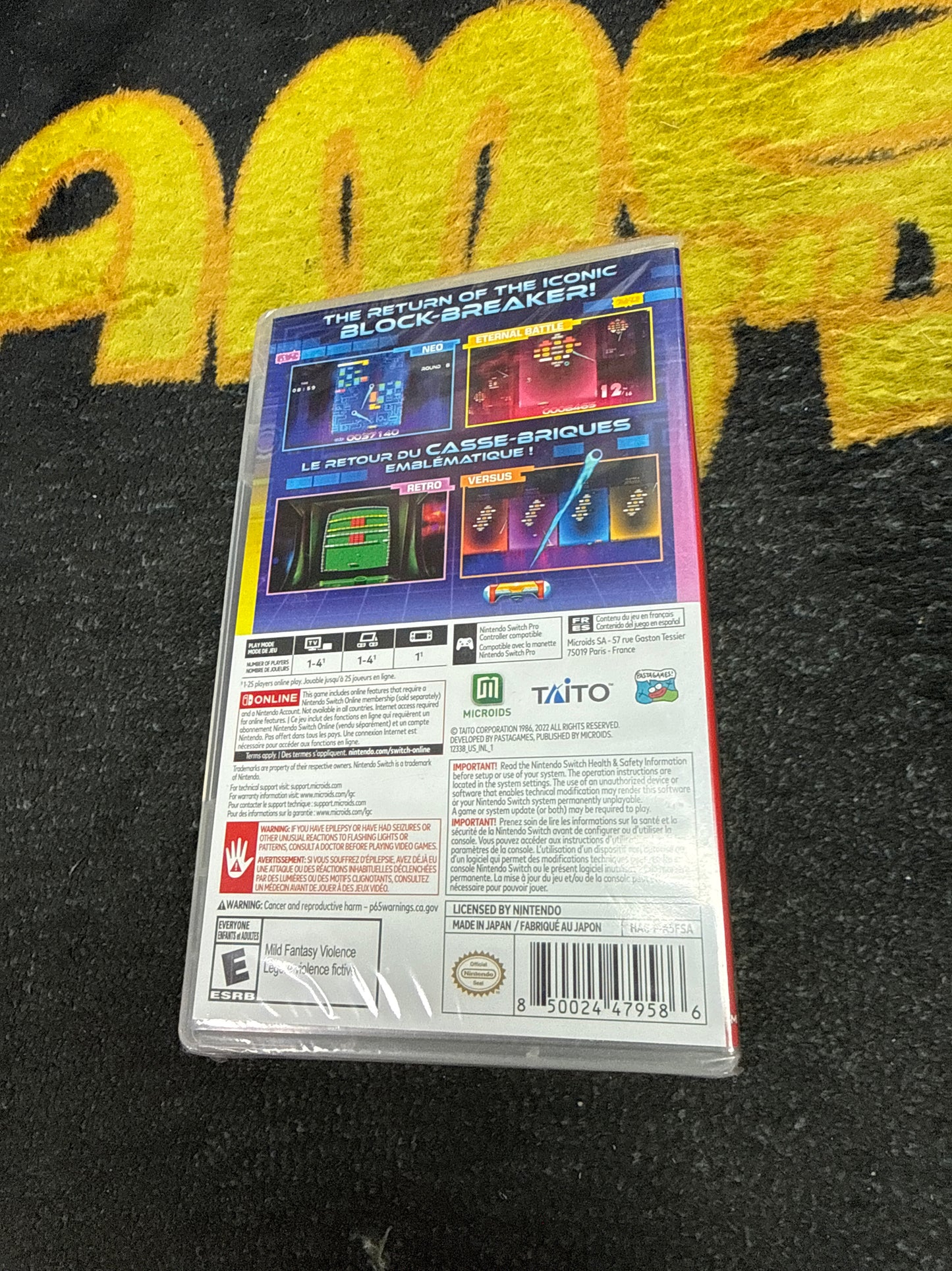 Arkanoid Eternal Battle for Nintendo Switch (New)
