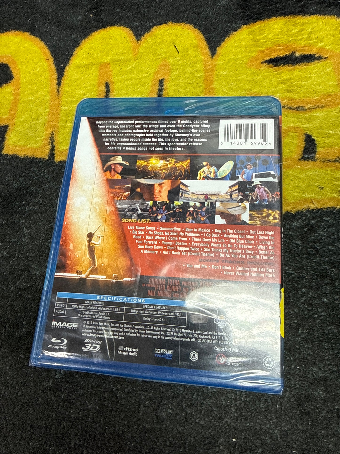 Kenny Chesney Summer in 3D - 3D Blu Ray (New)