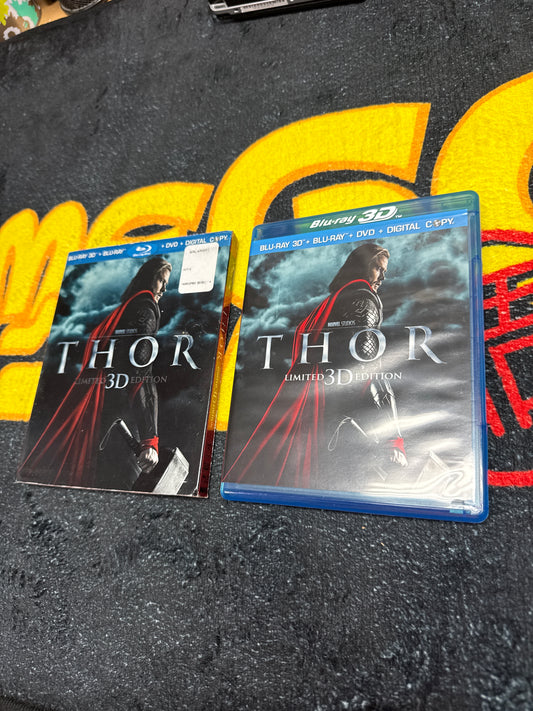 Thor Limited Edition 3D Blu Ray + Blu Ray with Slip Cover (Used)