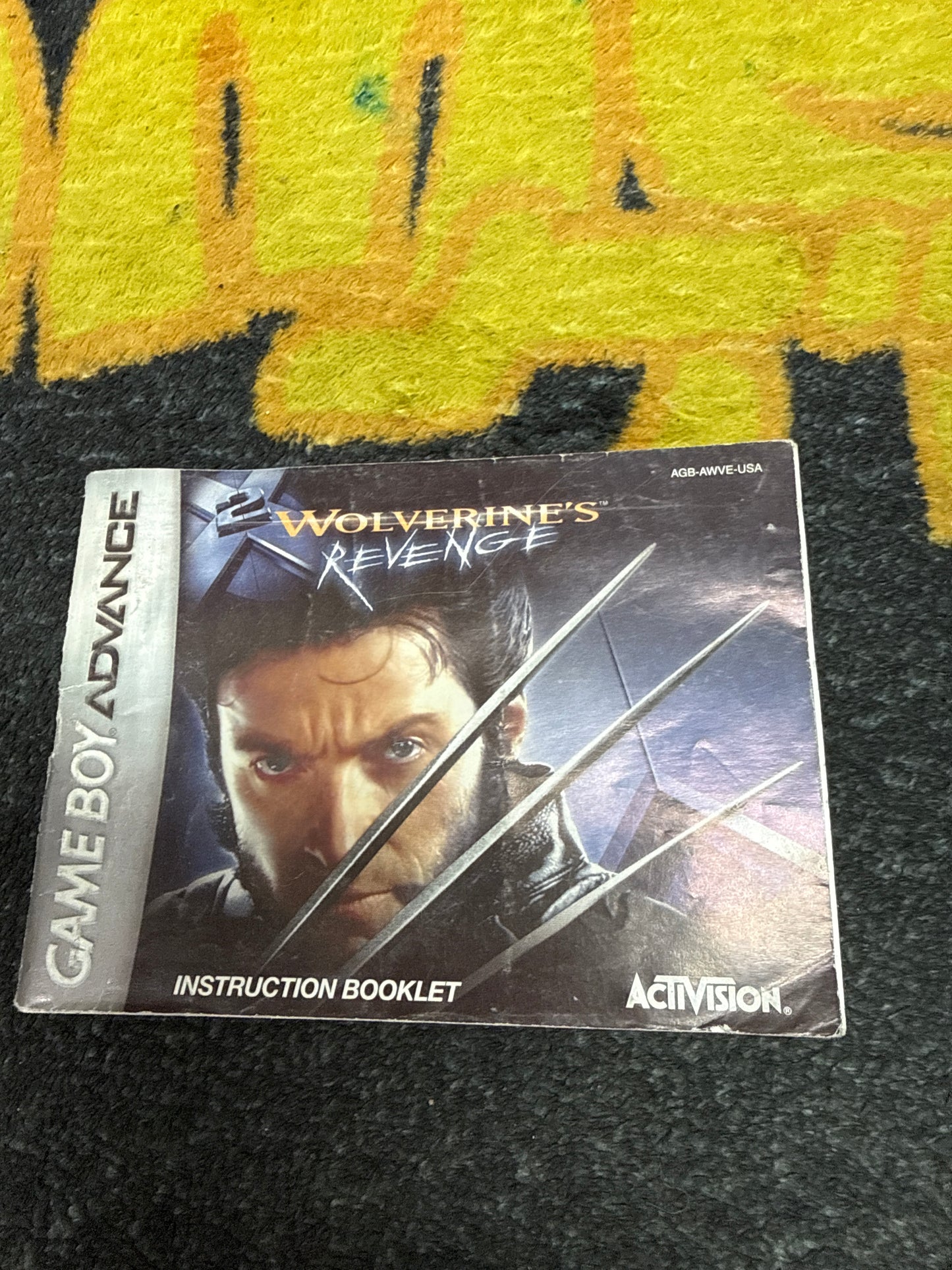 Wolverine’s Revenge X-2 INSTRUCTIONS ONLY for Nintendo Gameboy Advance (Used)