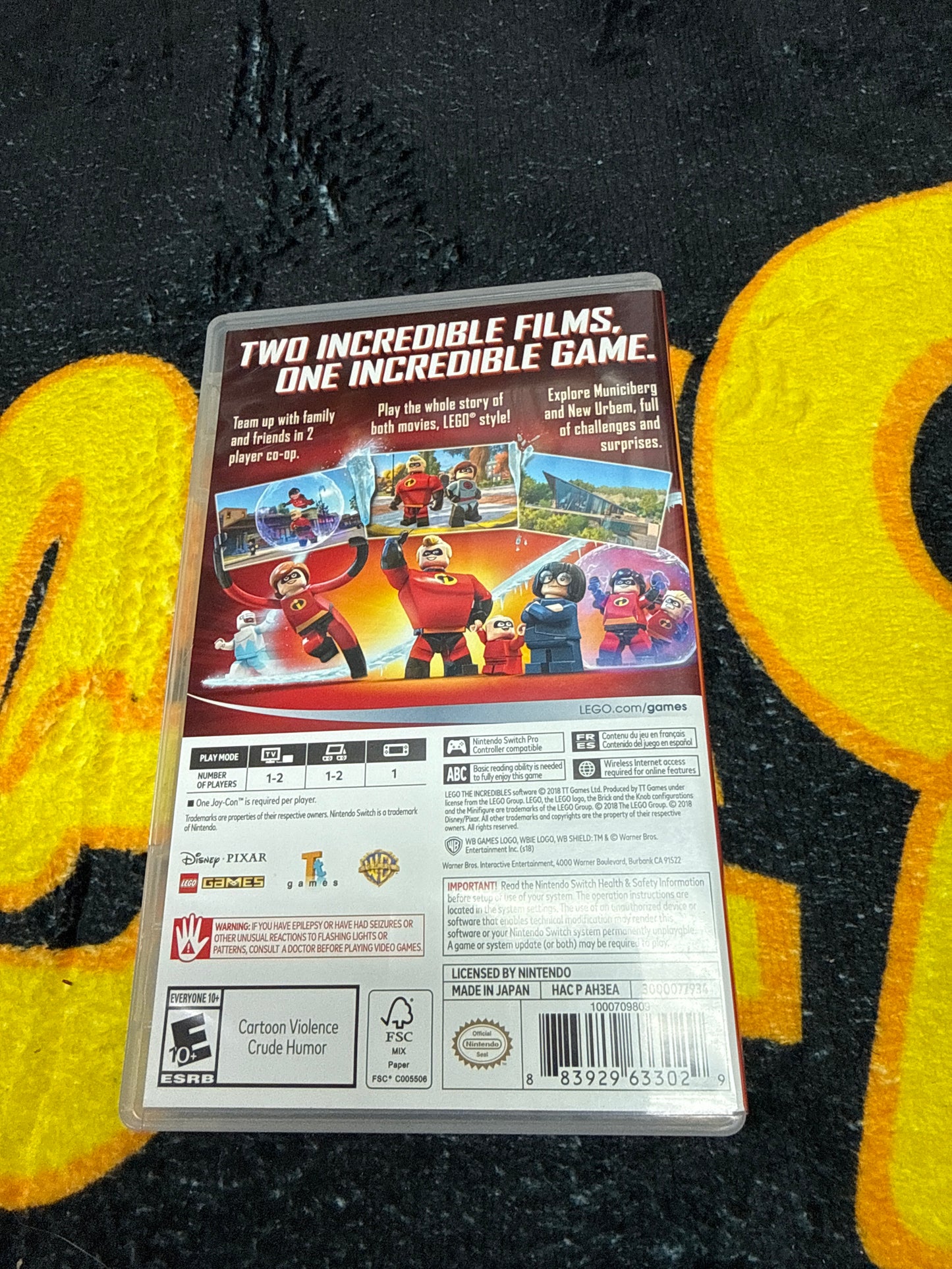Lego The Incredibles for Nintendo Switch (Used)