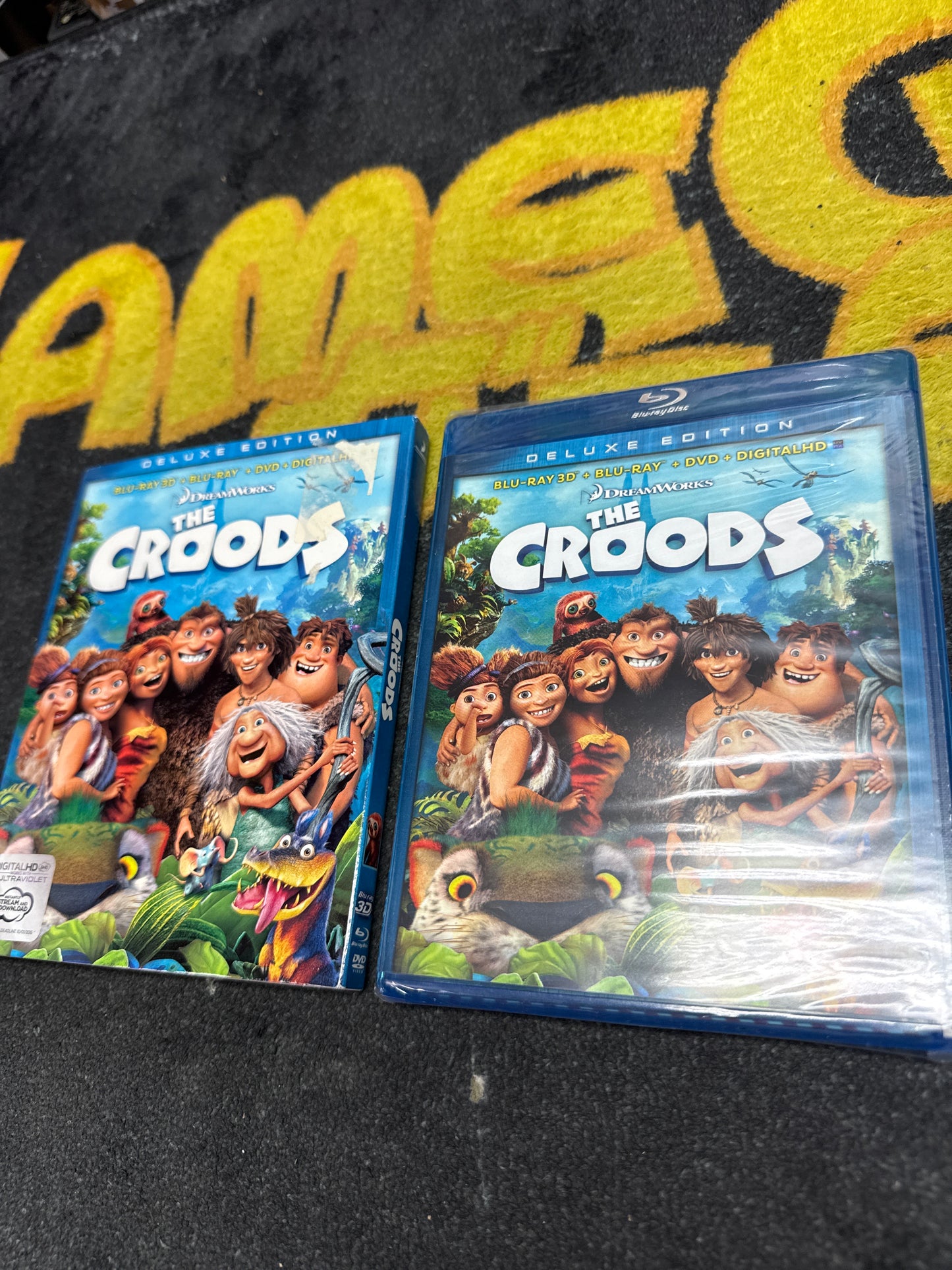 The Croods 3D Blu Ray + Blu Ray + DVD + Digital (New)