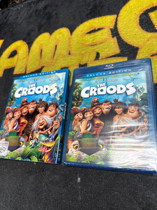 The Croods 3D Blu Ray + Blu Ray + DVD + Digital (New)