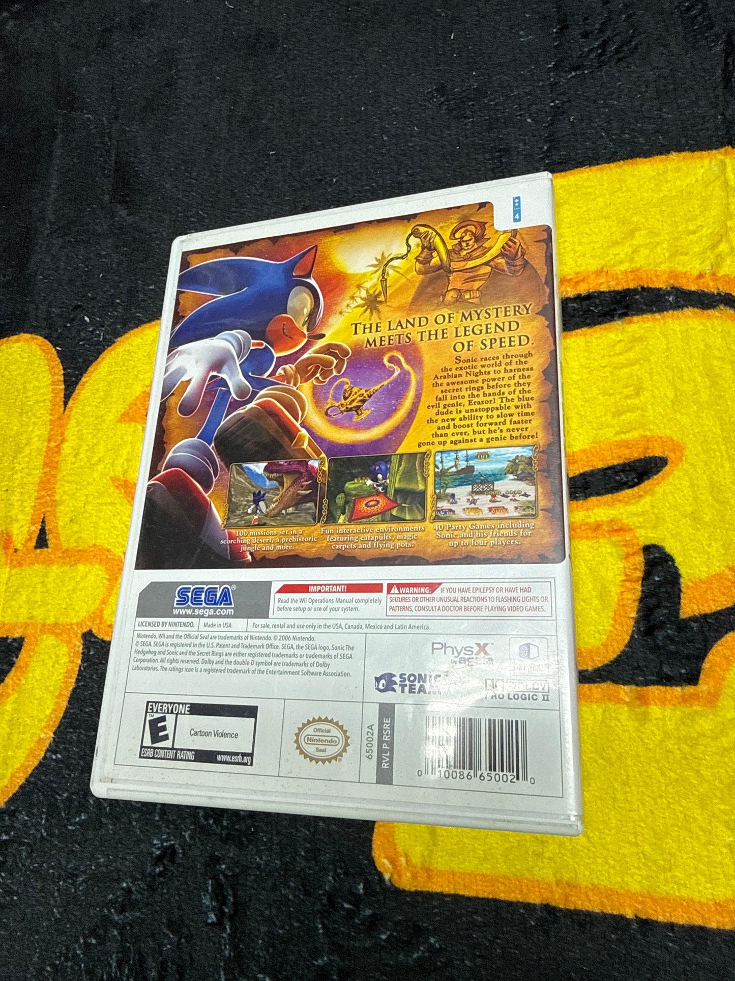 Sonic and the Secret Rings for Nintendo Wii (Used)