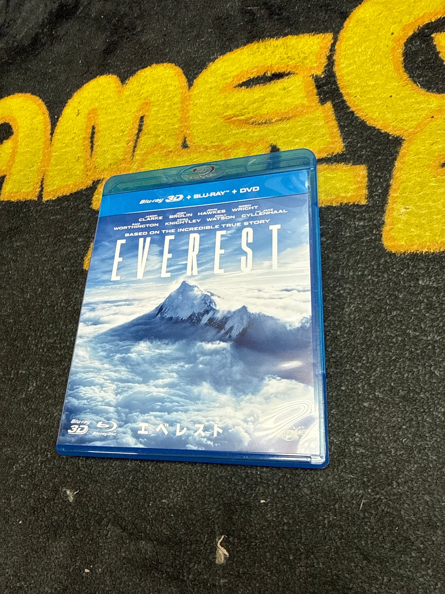 Everest 3D Blu Ray + Blu Ray + DVD (Japanese Release - Plays in English) (Used)