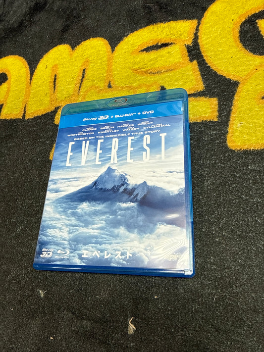 Everest 3D Blu Ray + Blu Ray + DVD (Japanese Release - Plays in English) (Used)