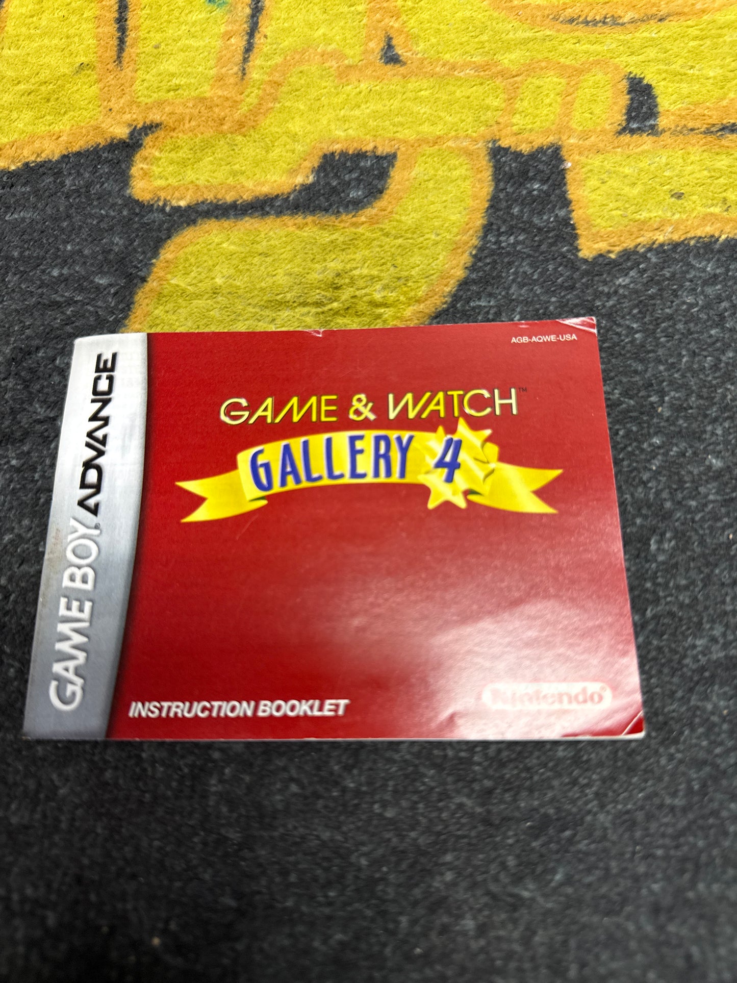 Game & Watch Gallery 4 INSTRUCTIONS ONLY for Nintendo Gameboy Advance (Used)