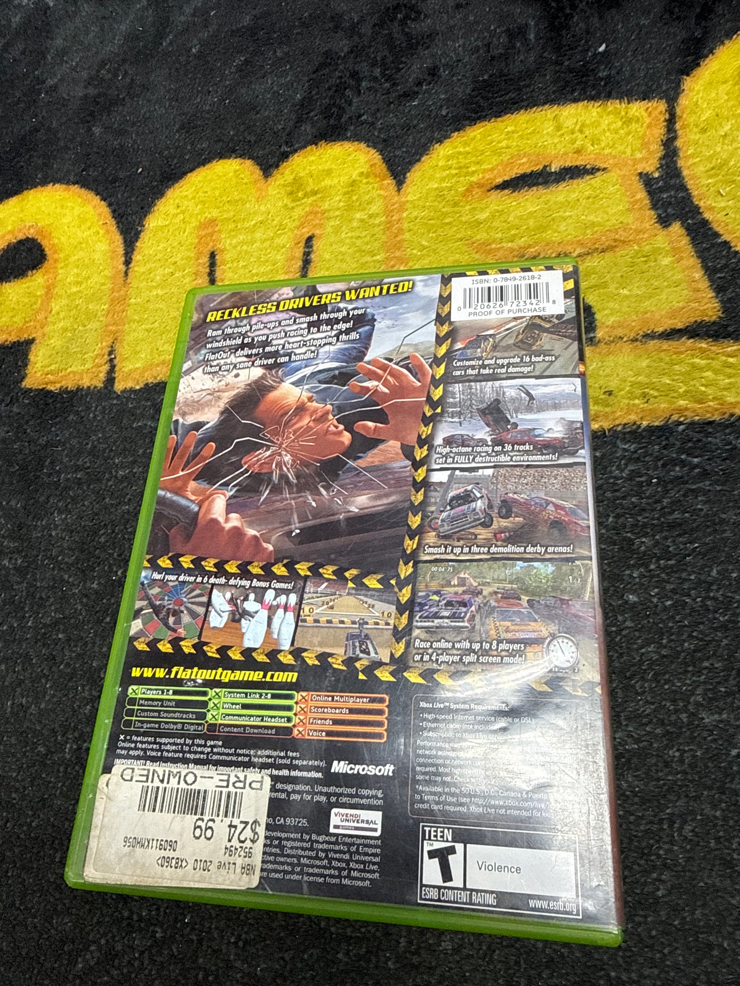 Flatout for Microsoft Xbox (Used)