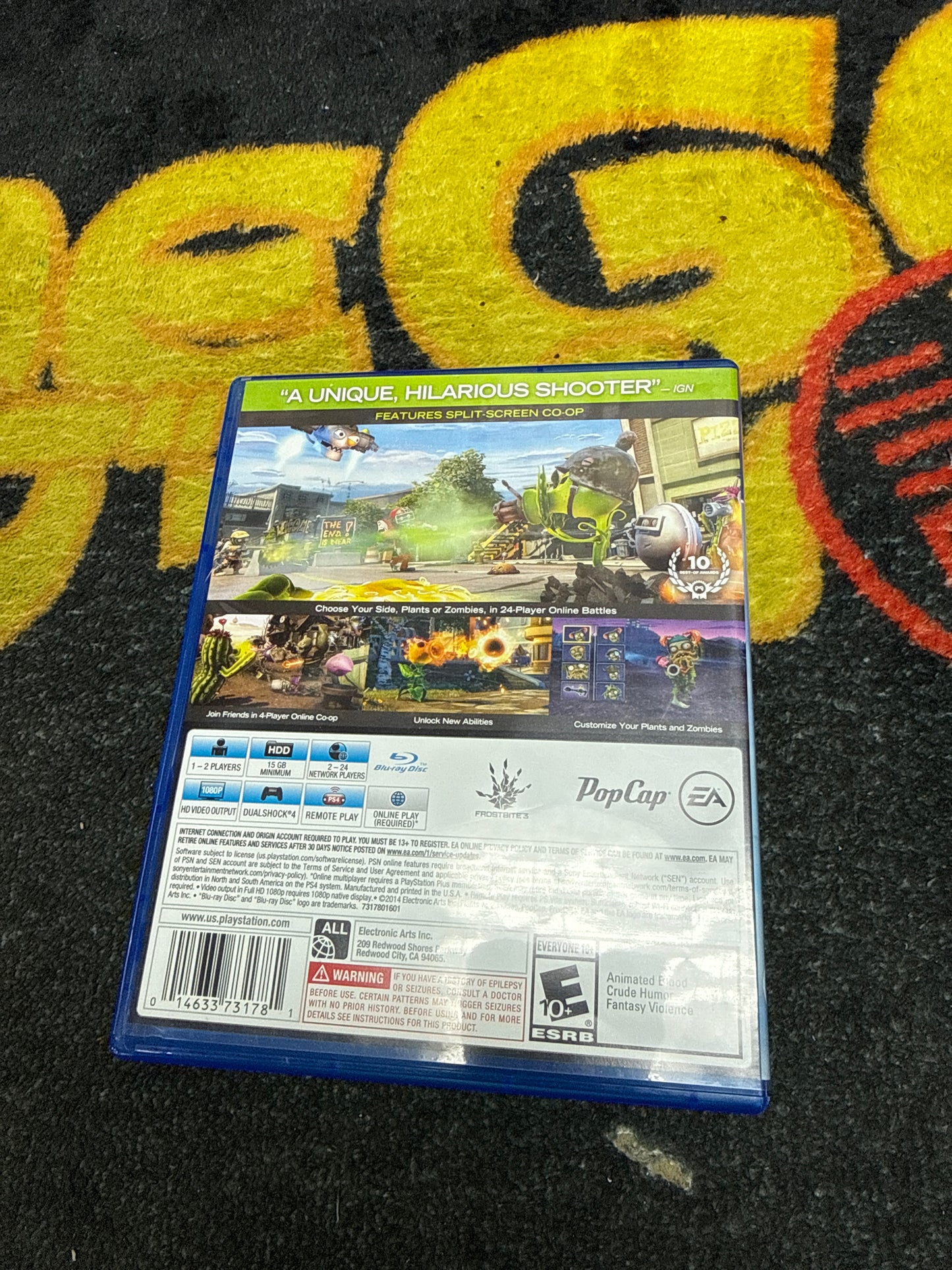 Plants vs Zombies Garden Warfare for Sony PlayStation 4 (Used)