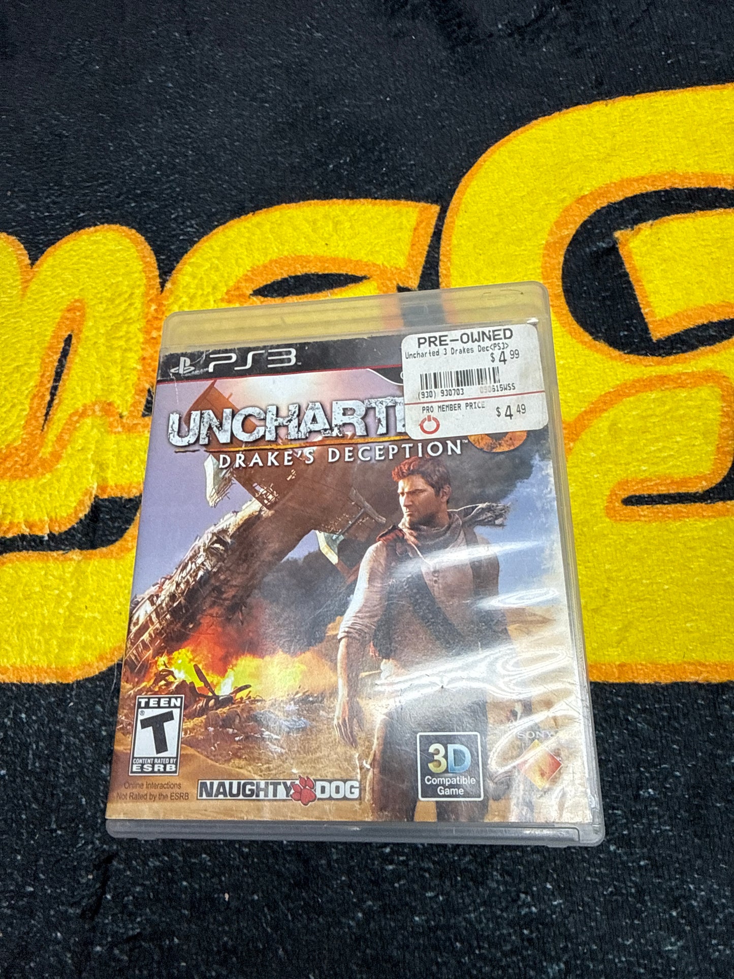 Uncharted 3 Drake’s Deception for Sony PlayStation 3 (Used)