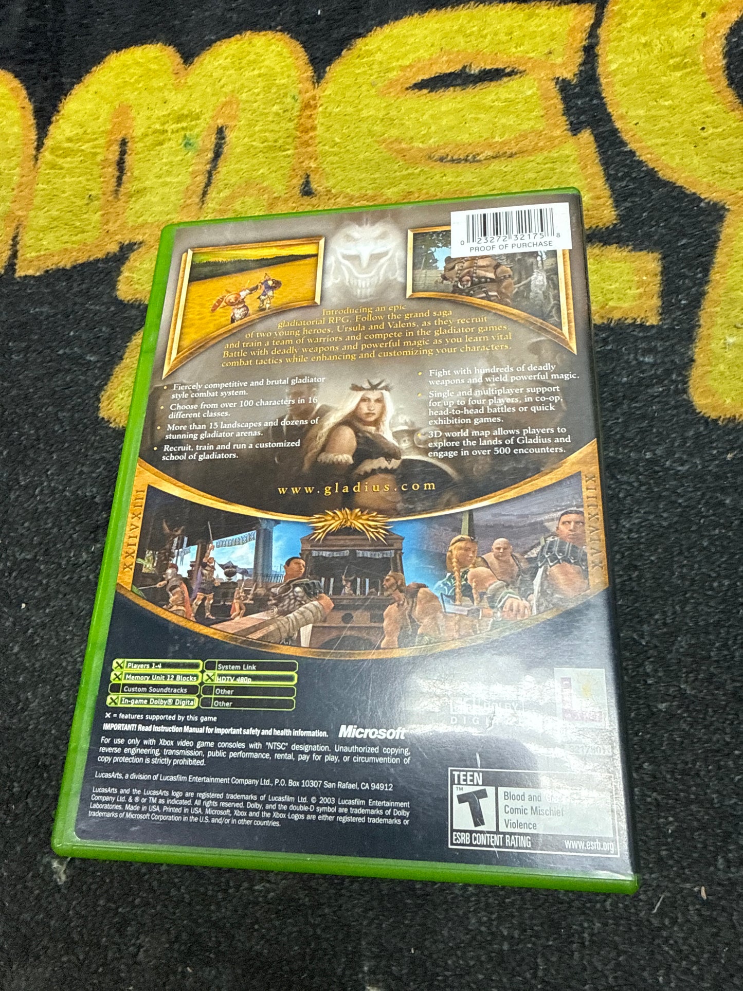 Gladius for Microsoft Xbox (Used)