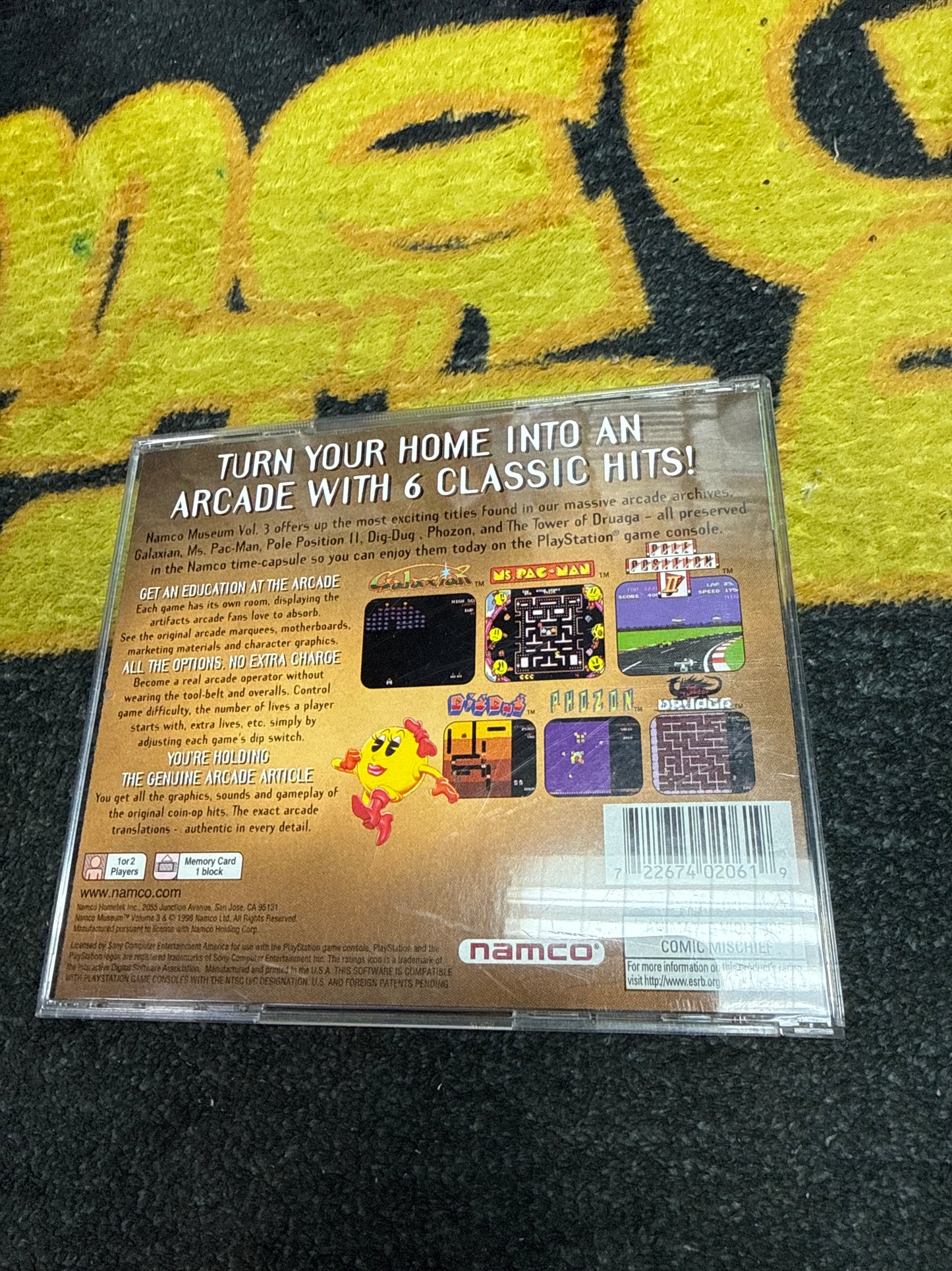 Namco Museum Vol. 3 (Greatest Hits) for Sony PlayStation (Used)
